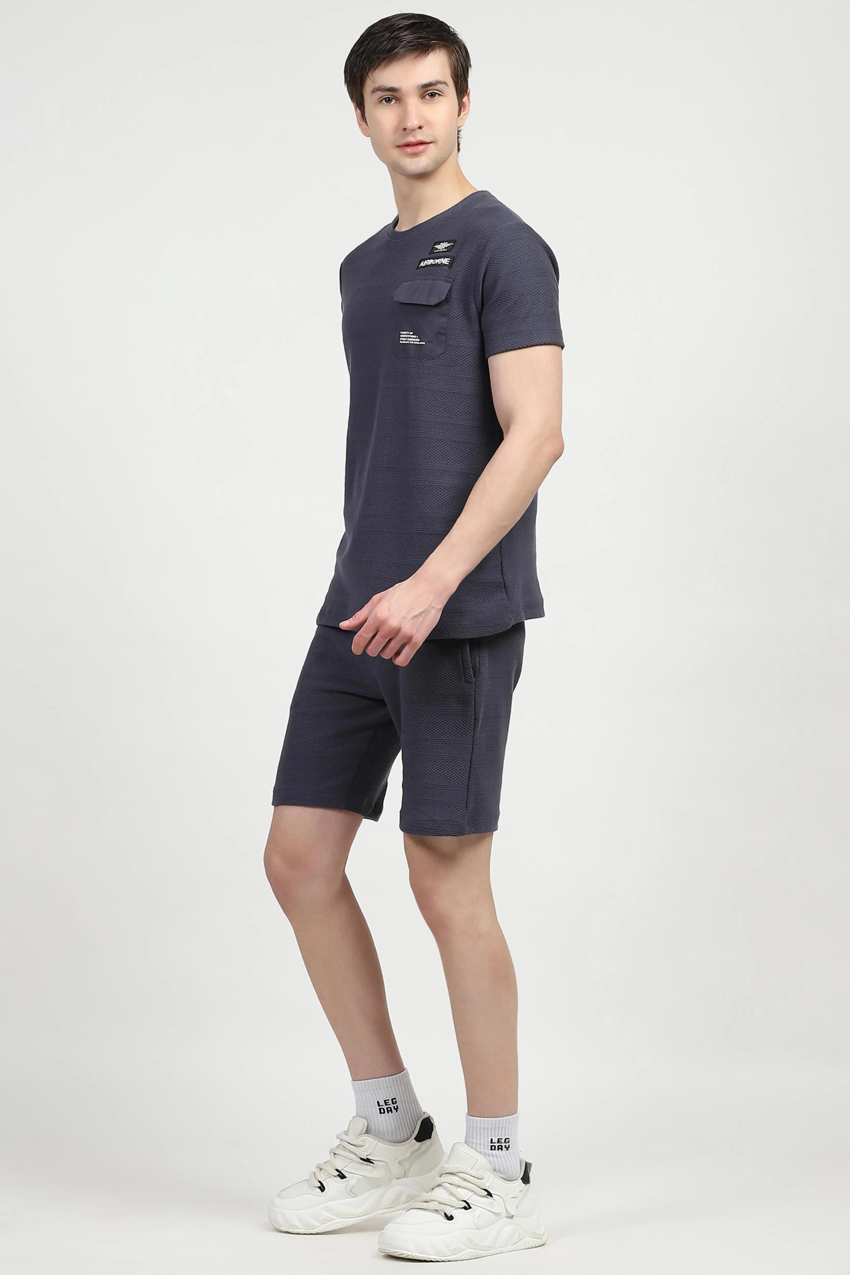 Cotton Textured Co-ord Set - Global Republic