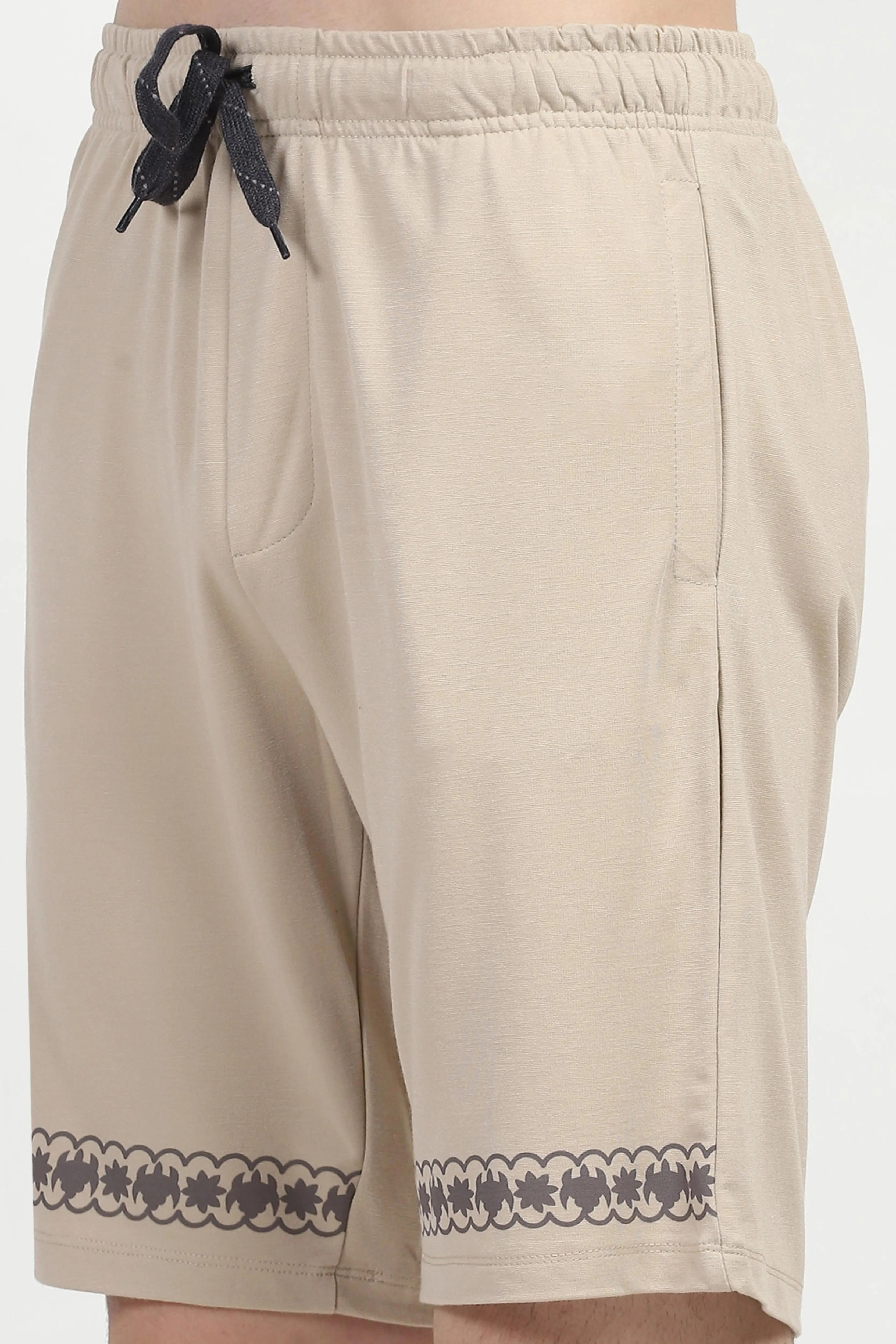 Beige Printed Viscose Set - Global Republic