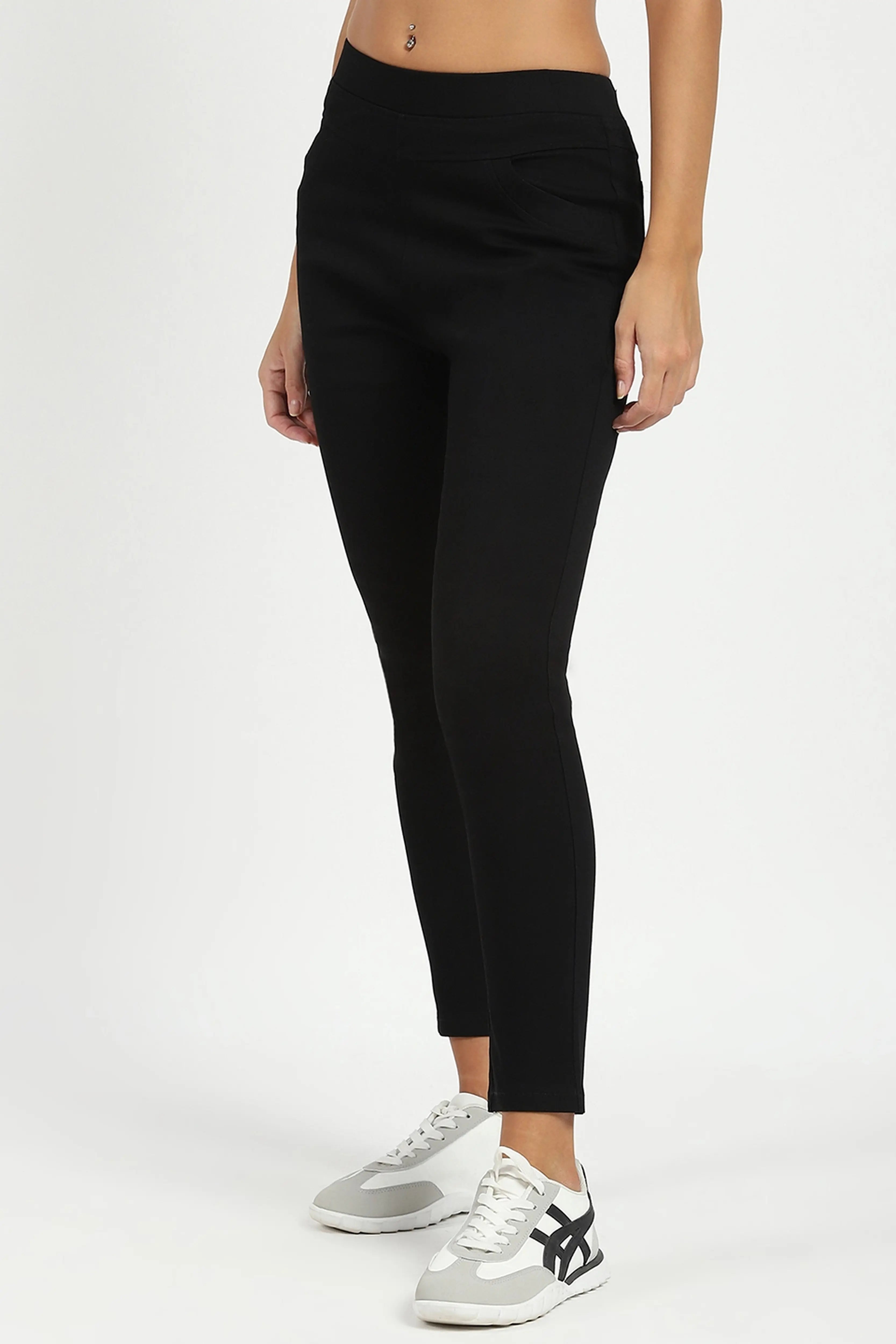 Black Ultra Stretchable Jegging