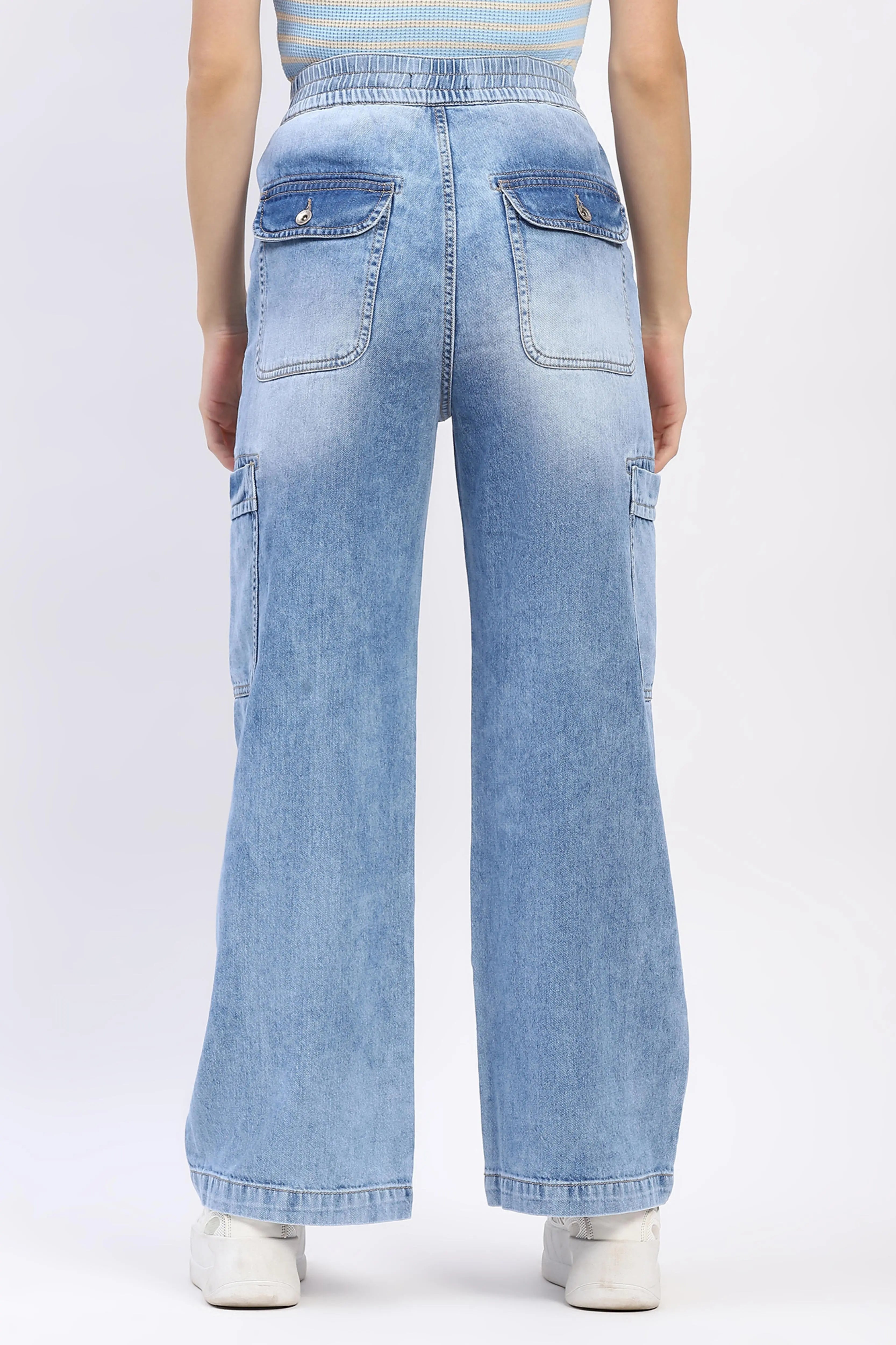 Street Style Cargo Jeans - Global Republic