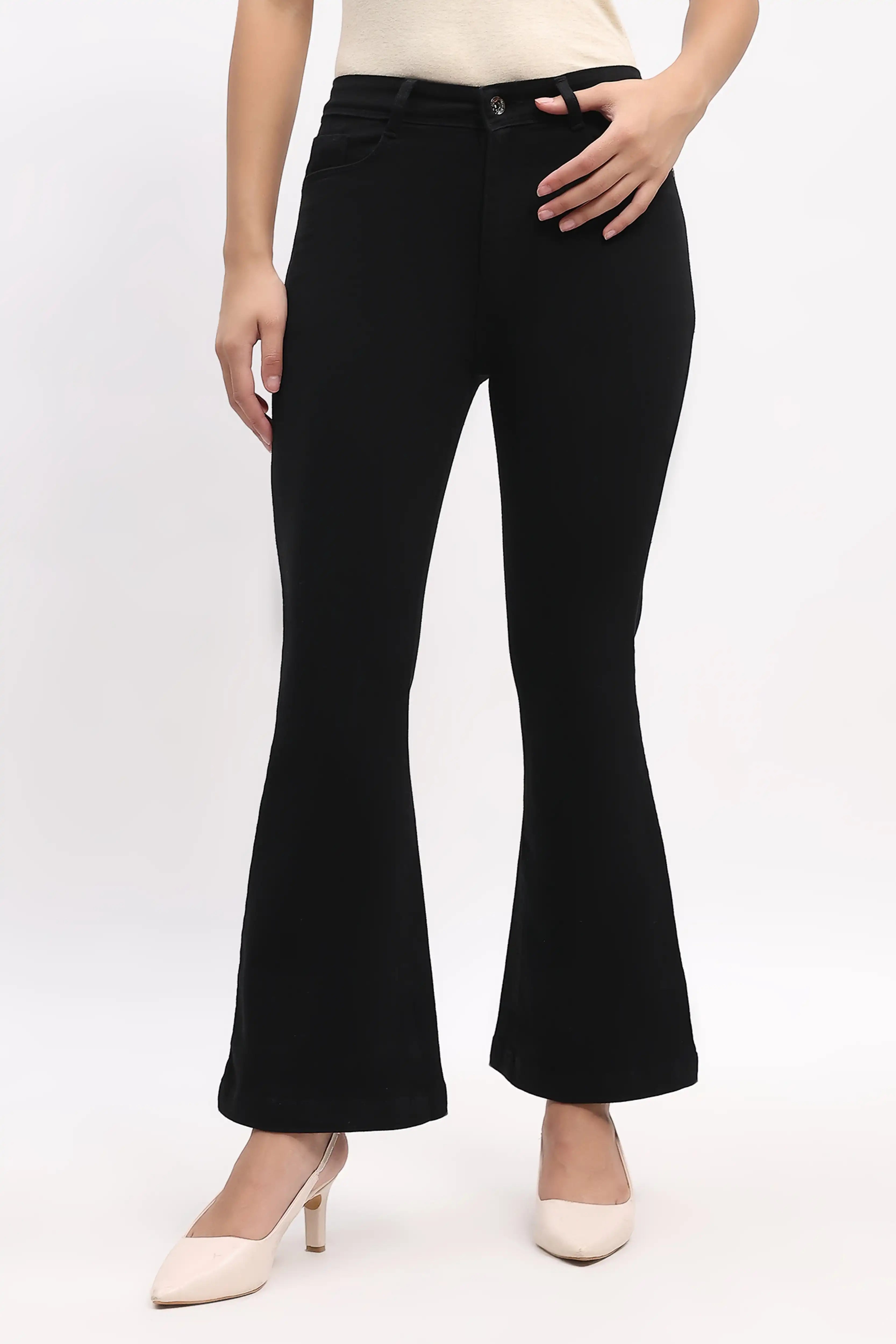 Classic Black Bootcut Jeans