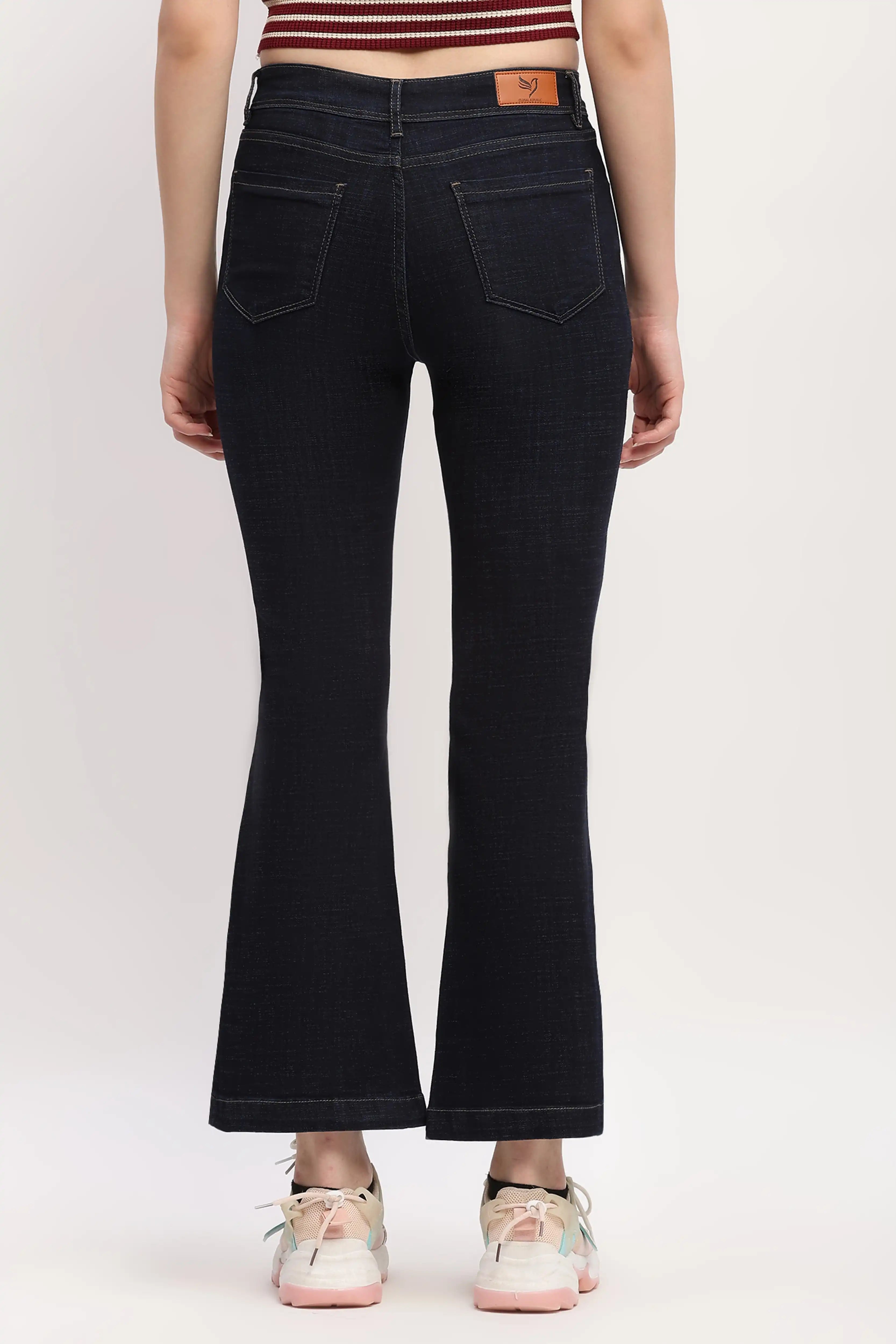Dark Blue Bootcut Jeans