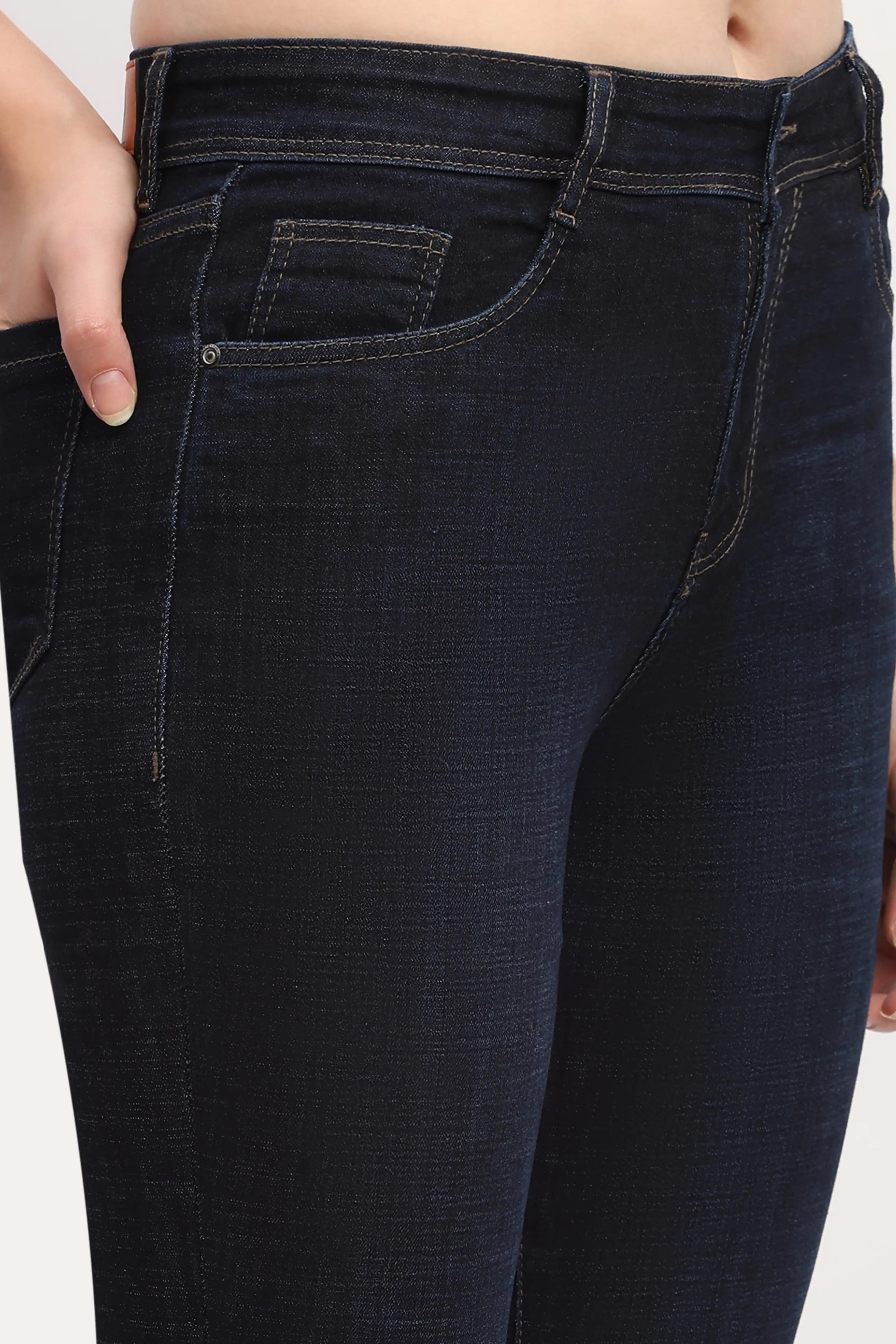 Dark Blue Bootcut Jeans