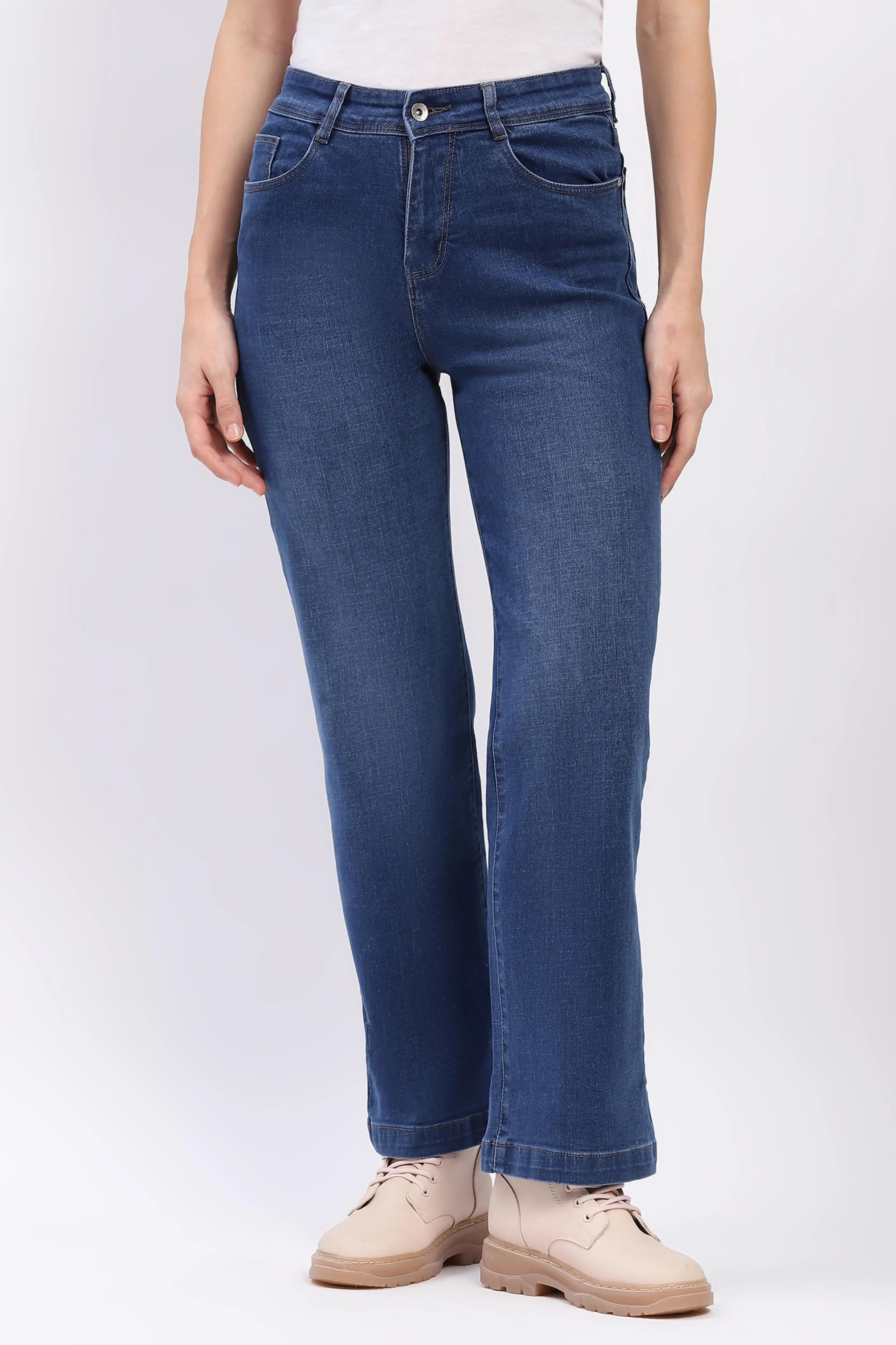 Blue Straight Jeans - Global Republic