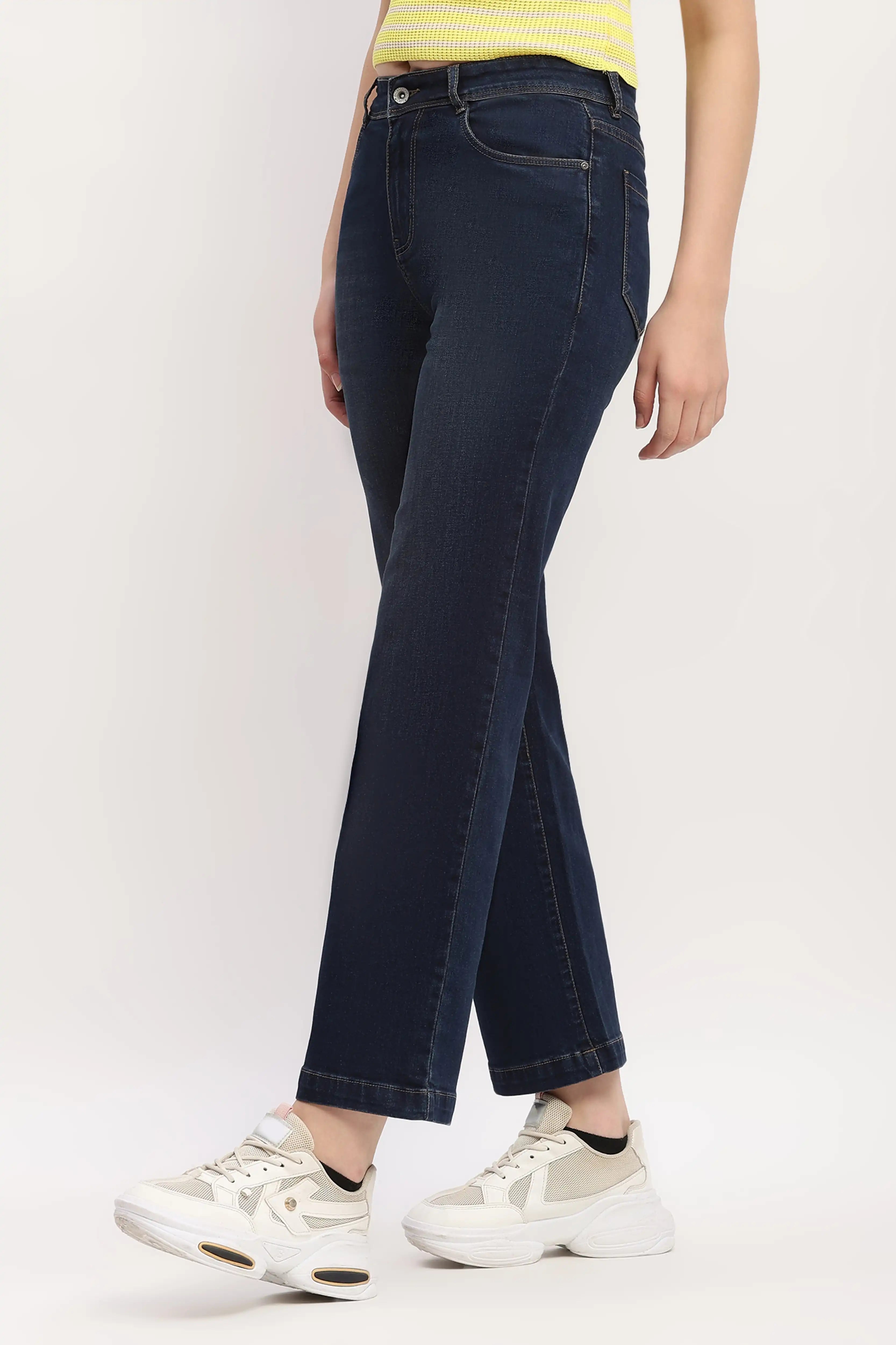 Dark Blue Bootcut Jeans