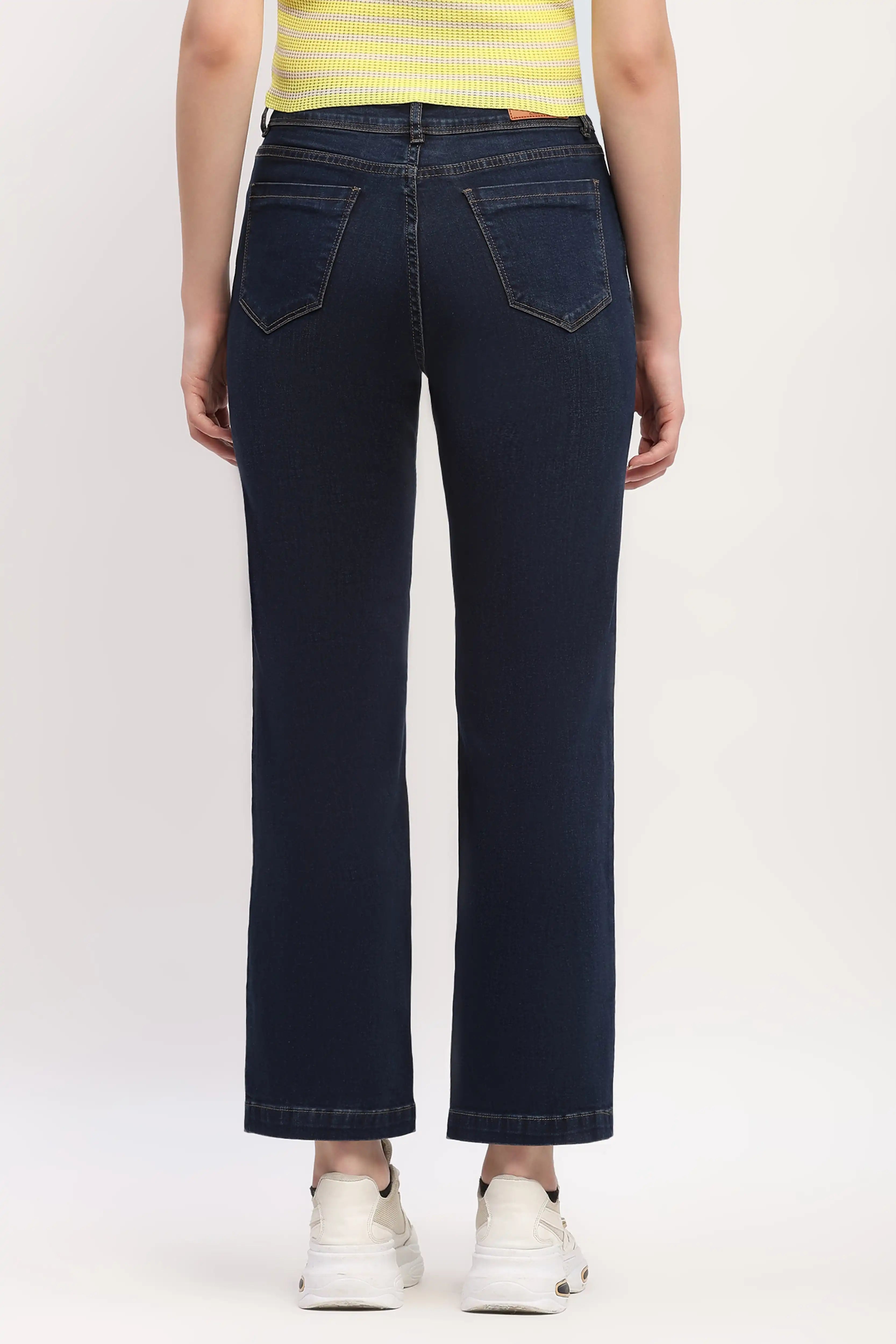 Dark Blue Bootcut Jeans