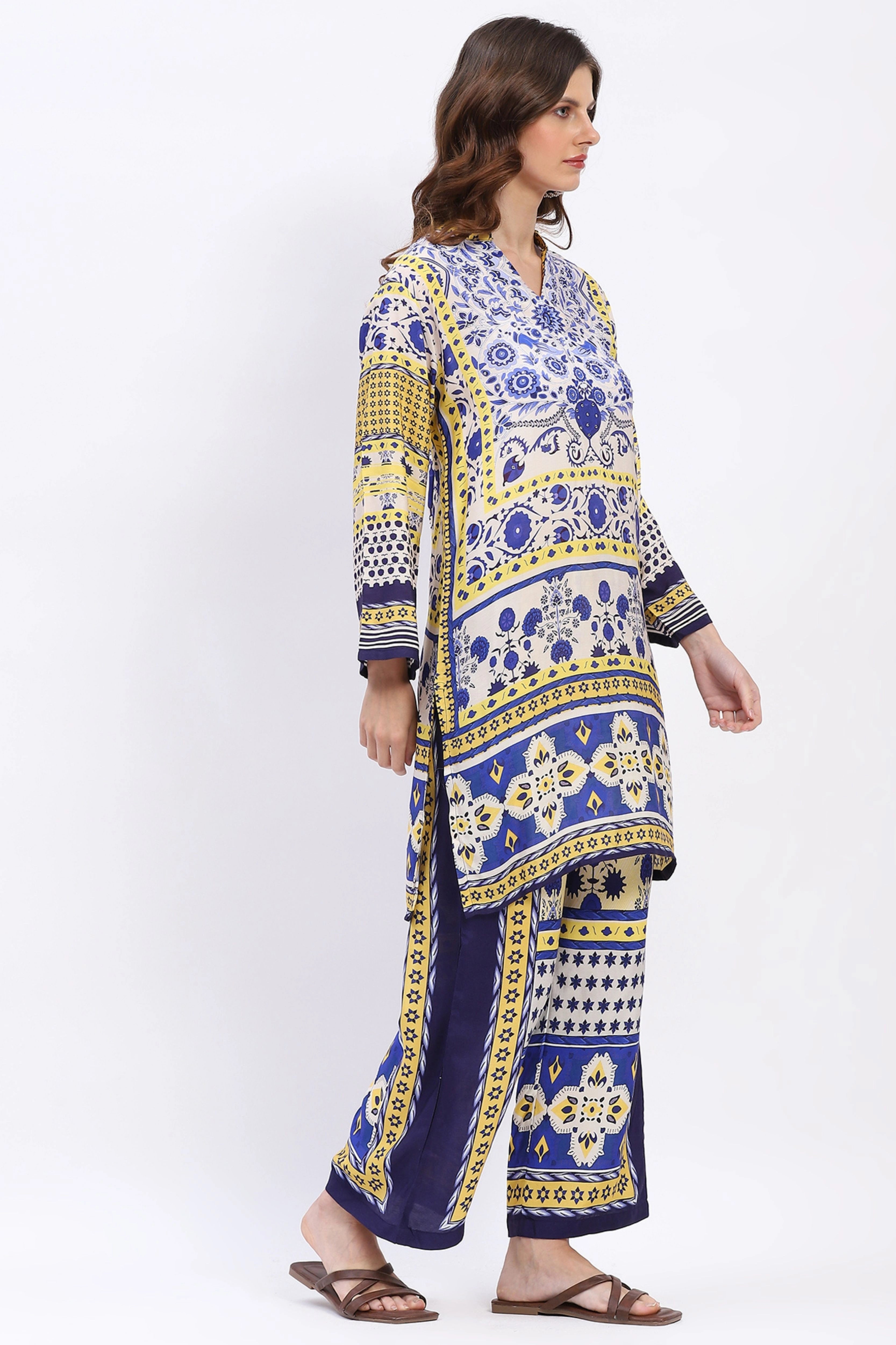 Embellished Modal Kurta Set