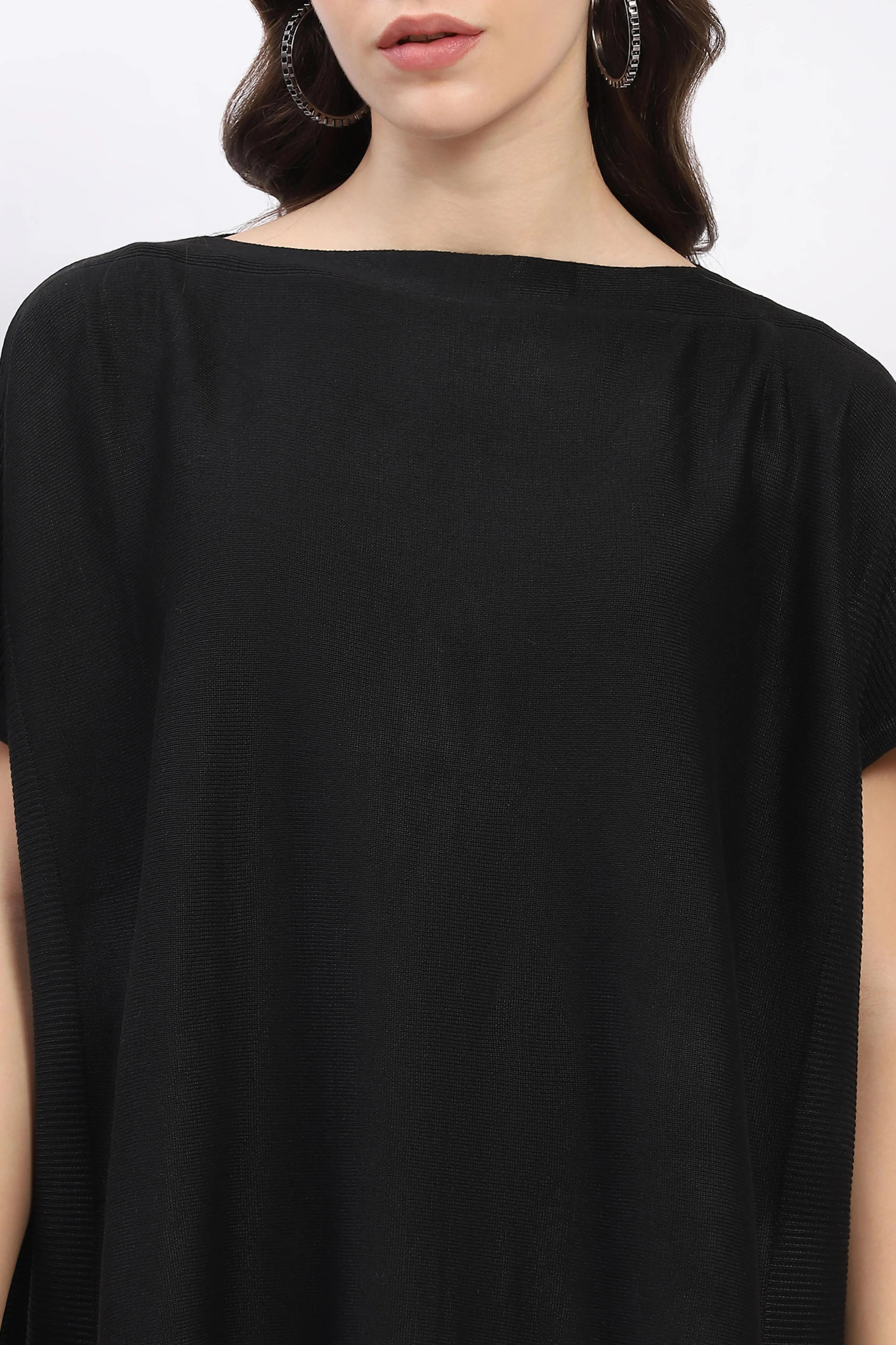 Kaftan-Style Cotton-Blend Top - Global Republic