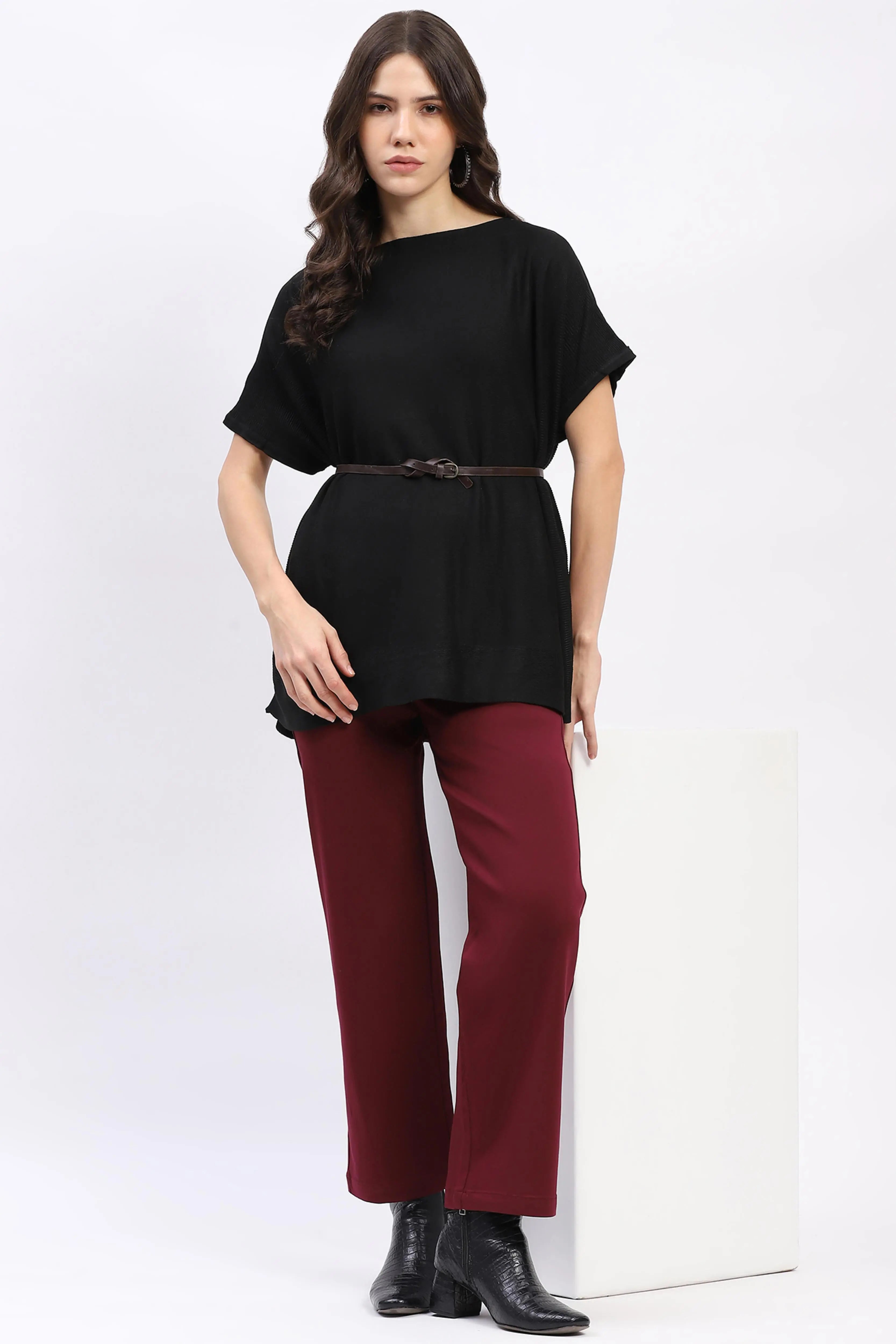 Kaftan-Style Cotton-Blend Top - Global Republic