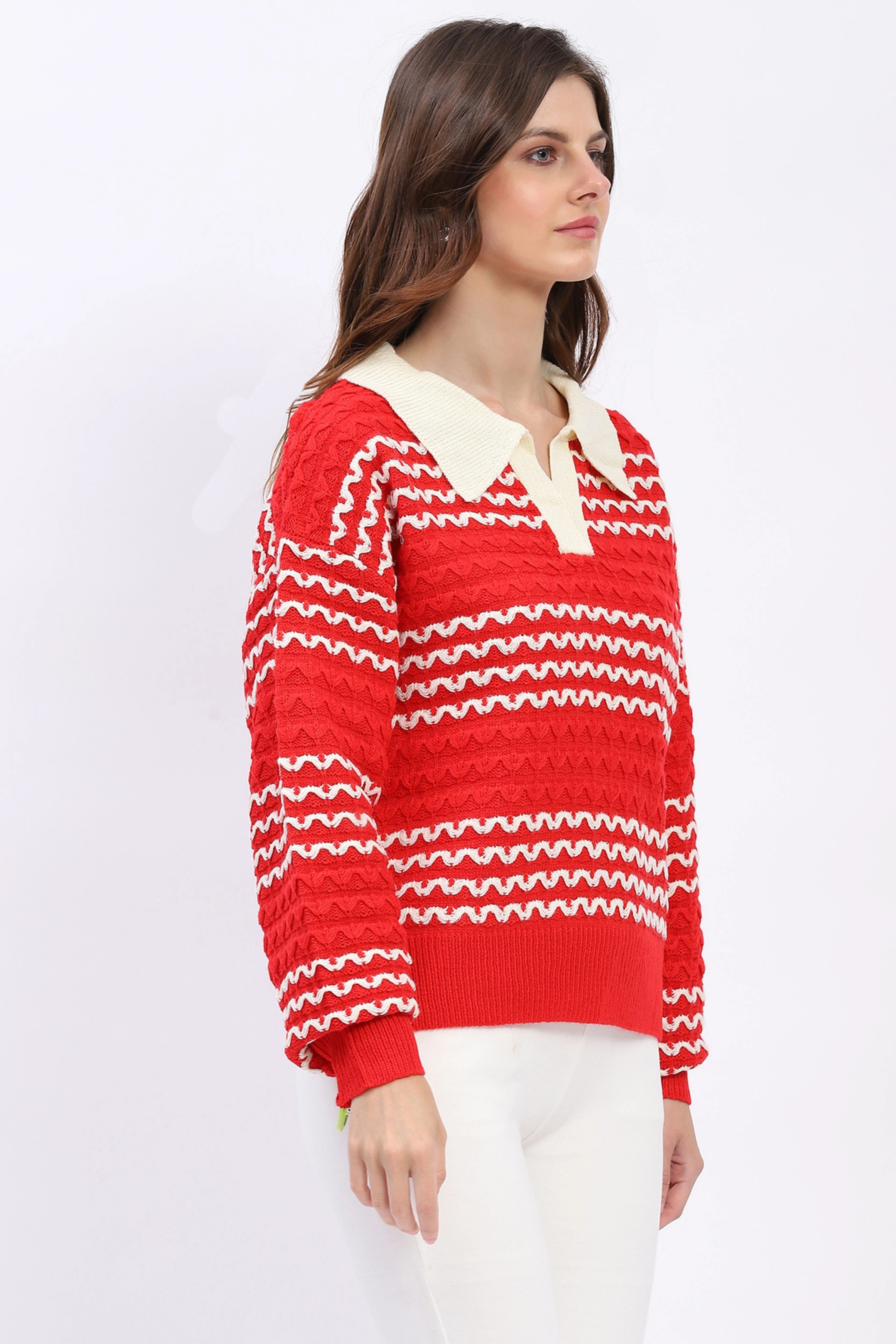 Classic Collar Knit Pullover