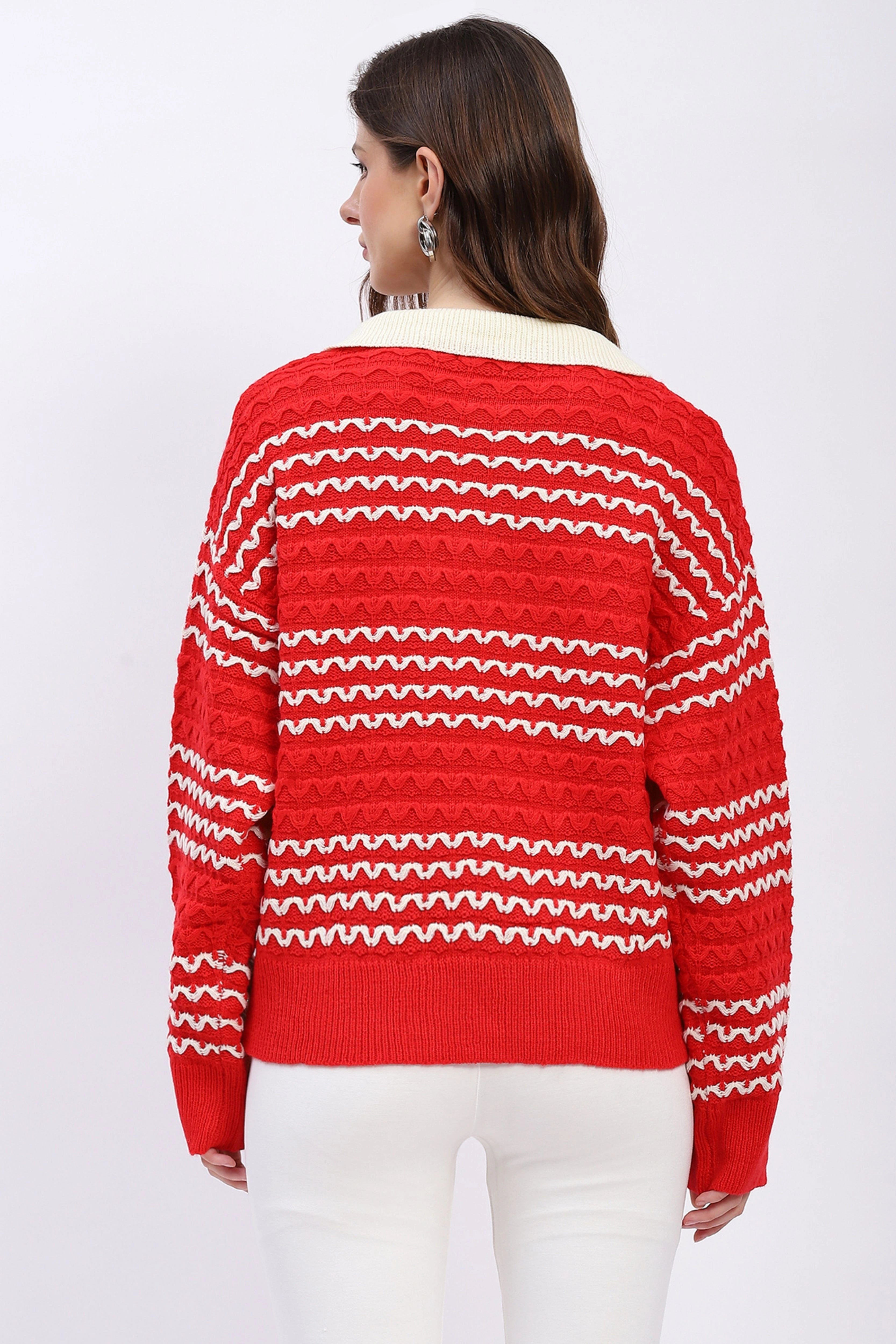 Classic Collar Knit Pullover