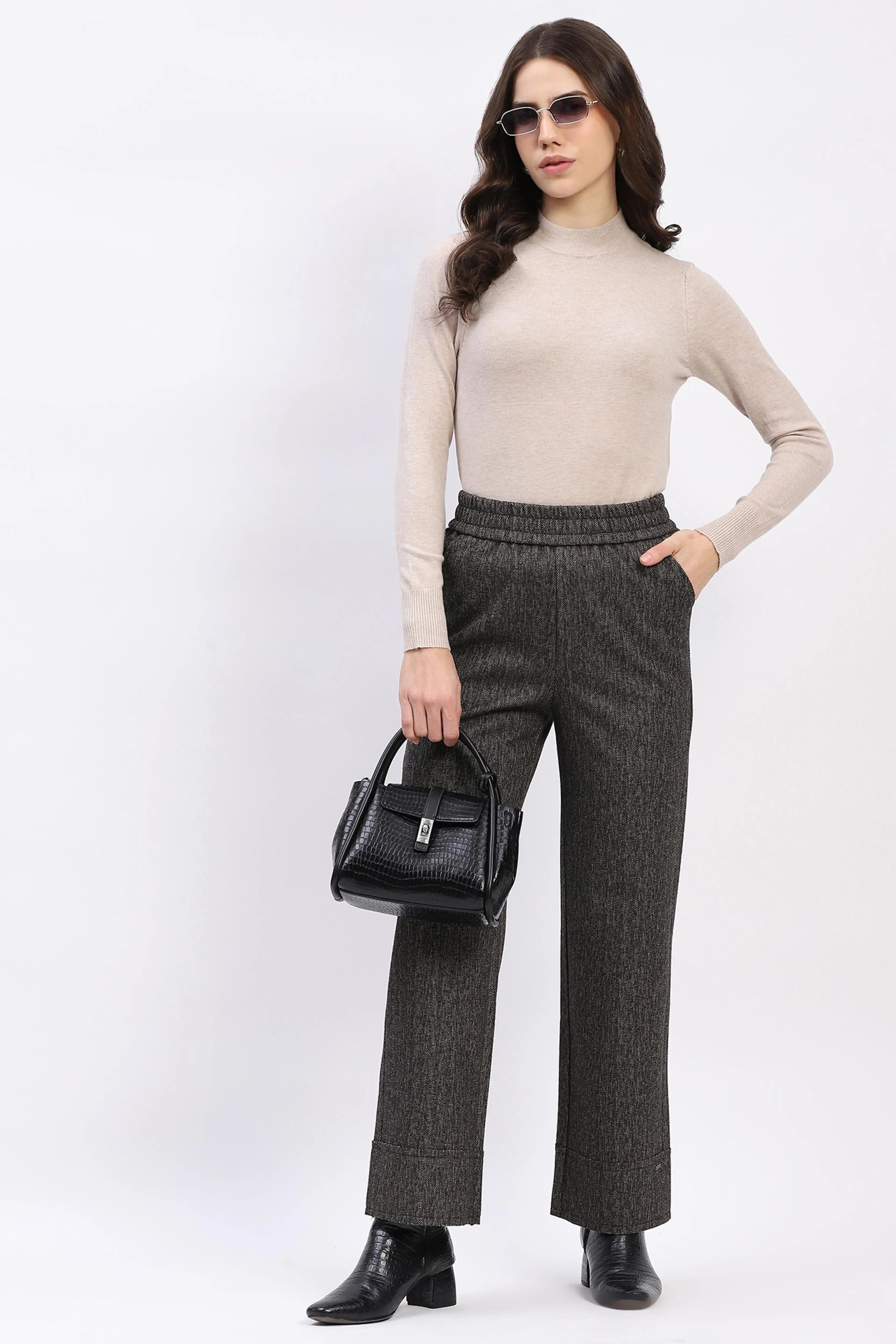 Pinstripe Chevron Winter Lower - Global Republic