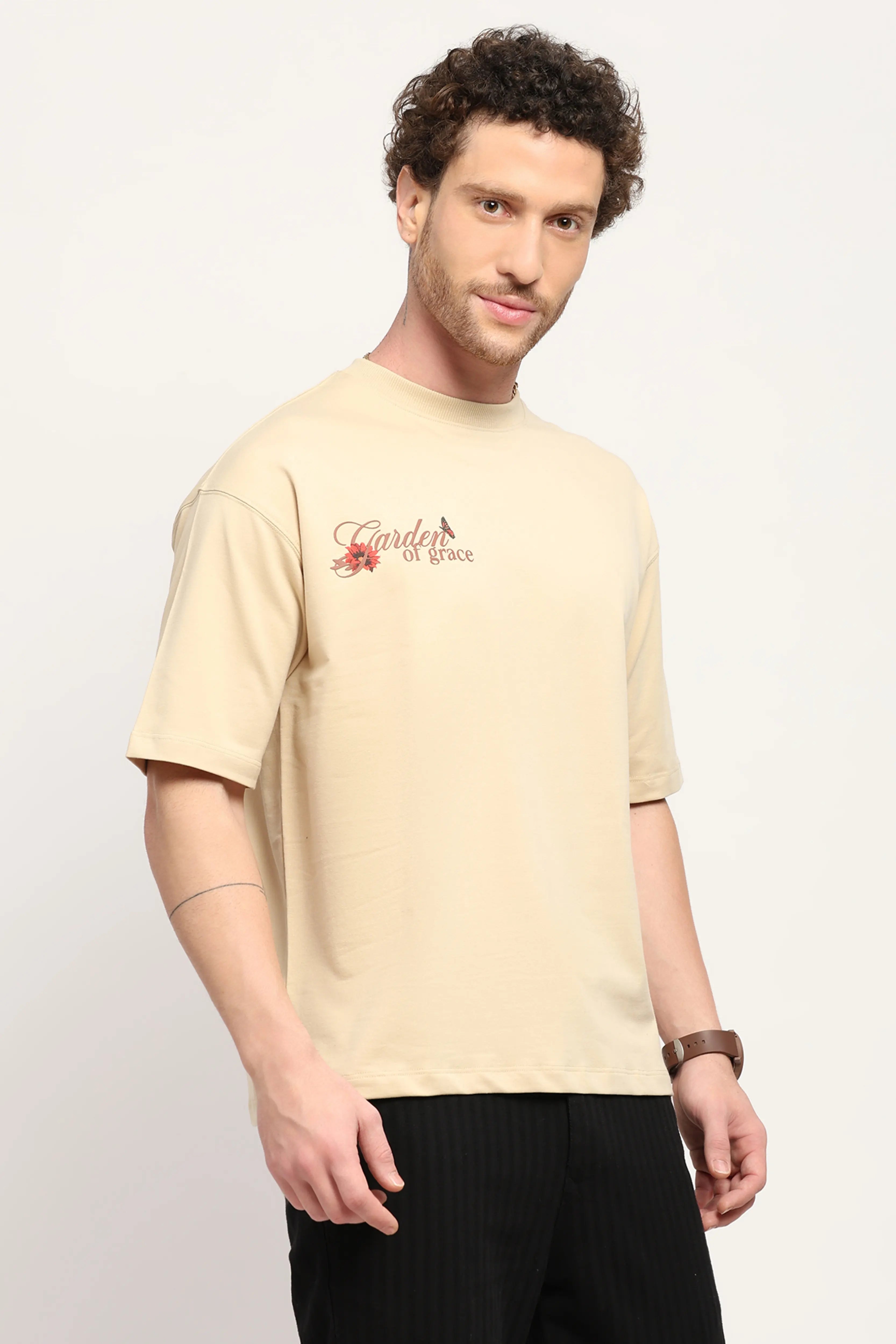 Oversized Graphic Cotton T-Shirt