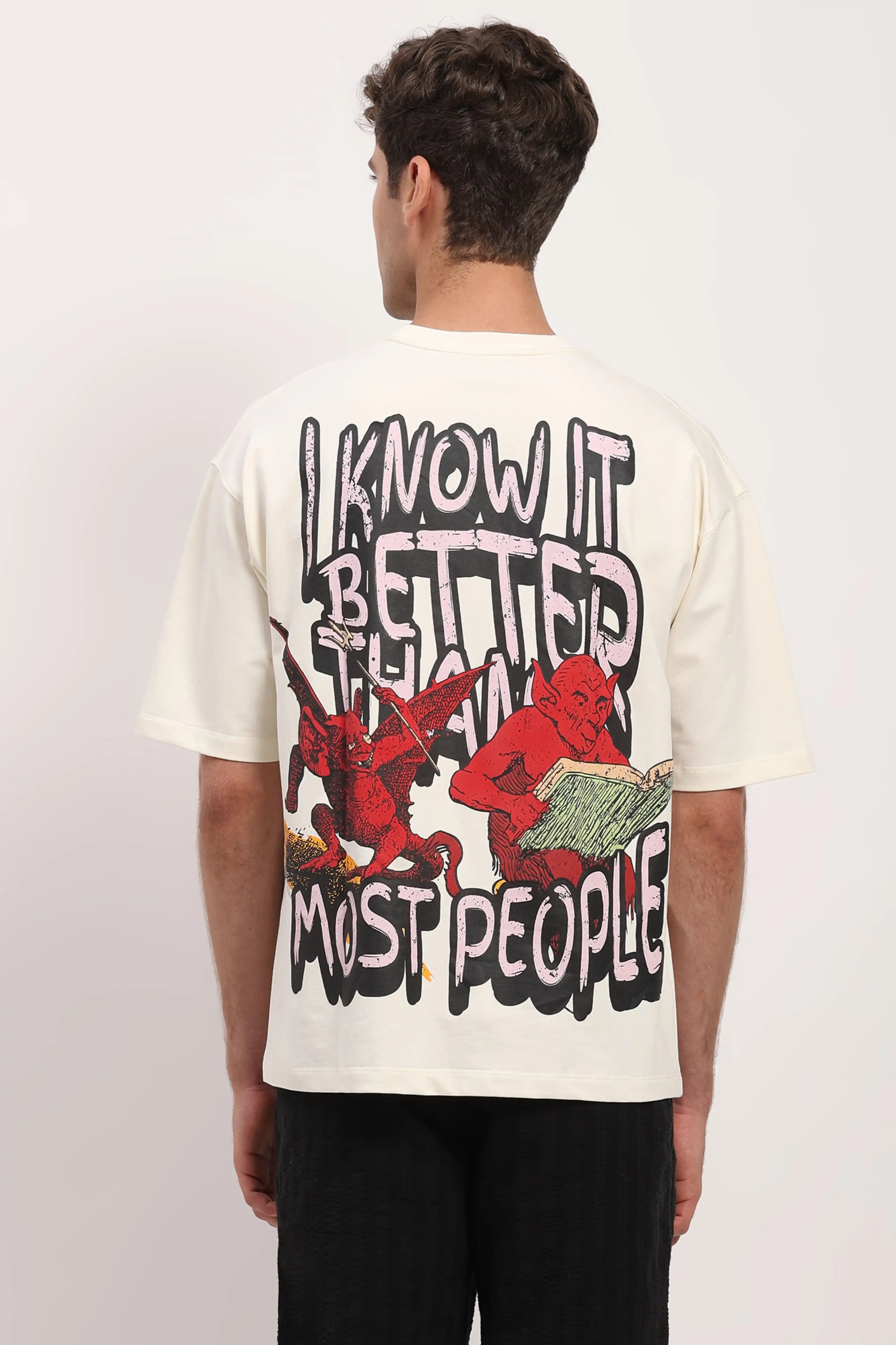 Off-White Oversized Back Print T-shirt