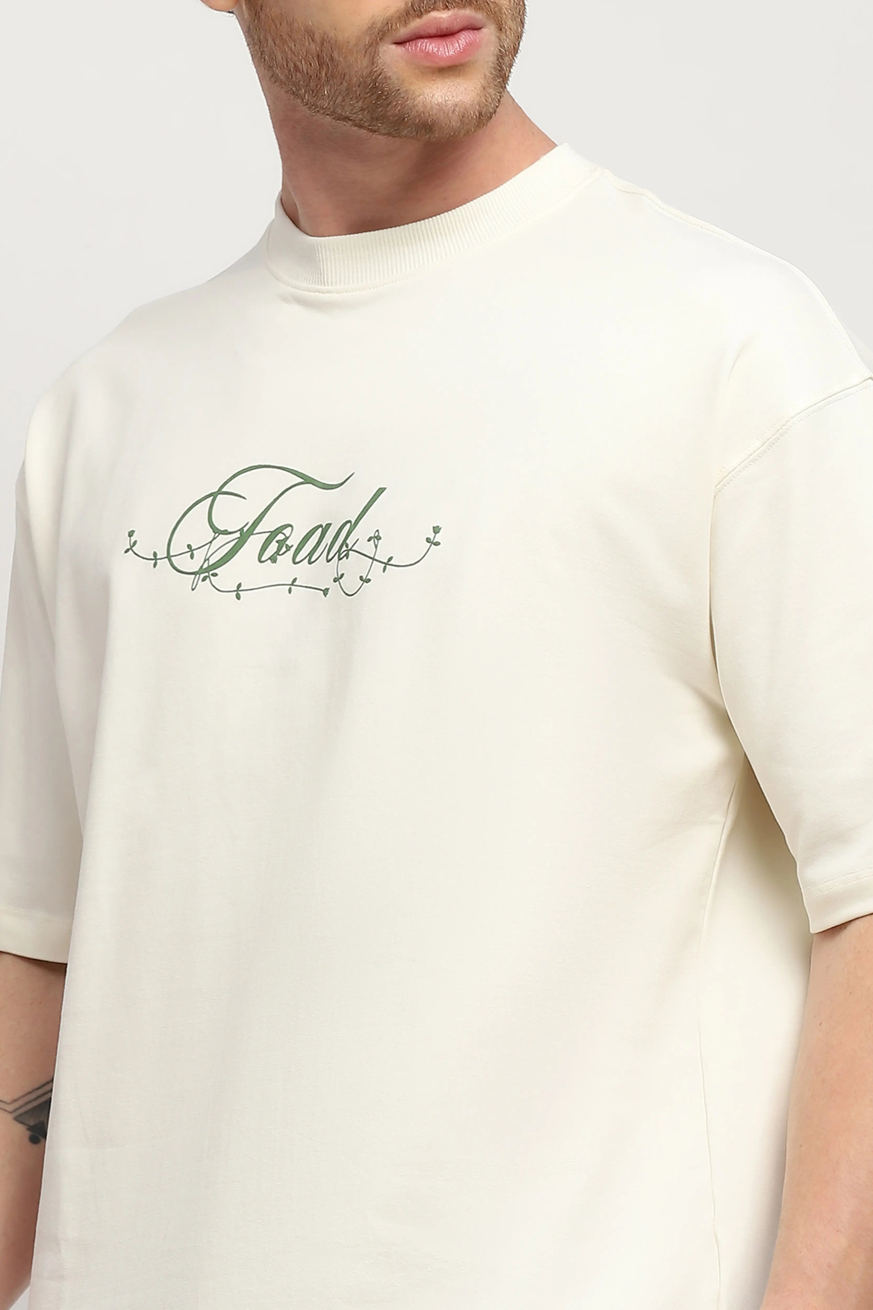 Playful Frog Print Oversized T-Shirt - Global Republic