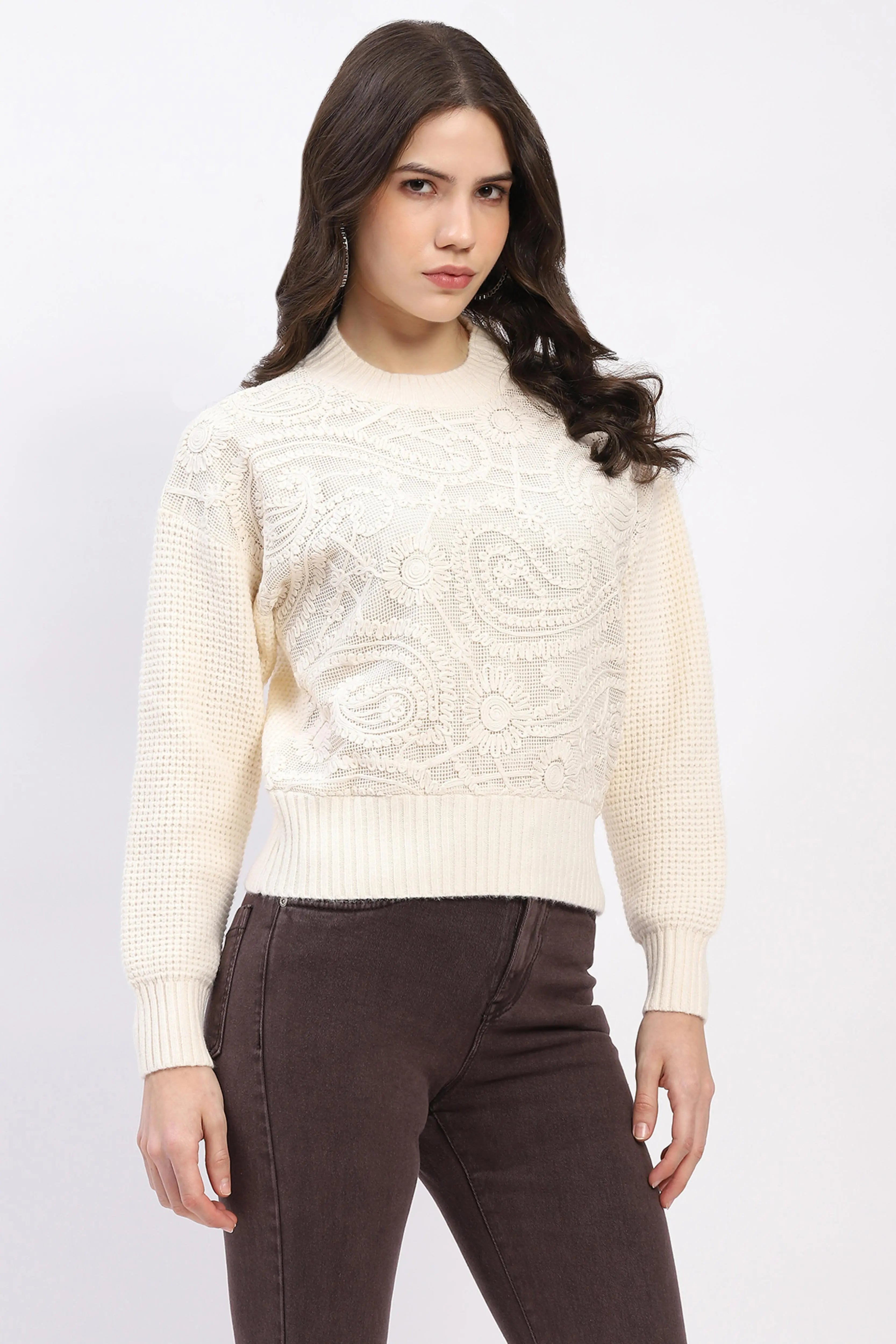Classic Embroidered Pullover - Global Republic