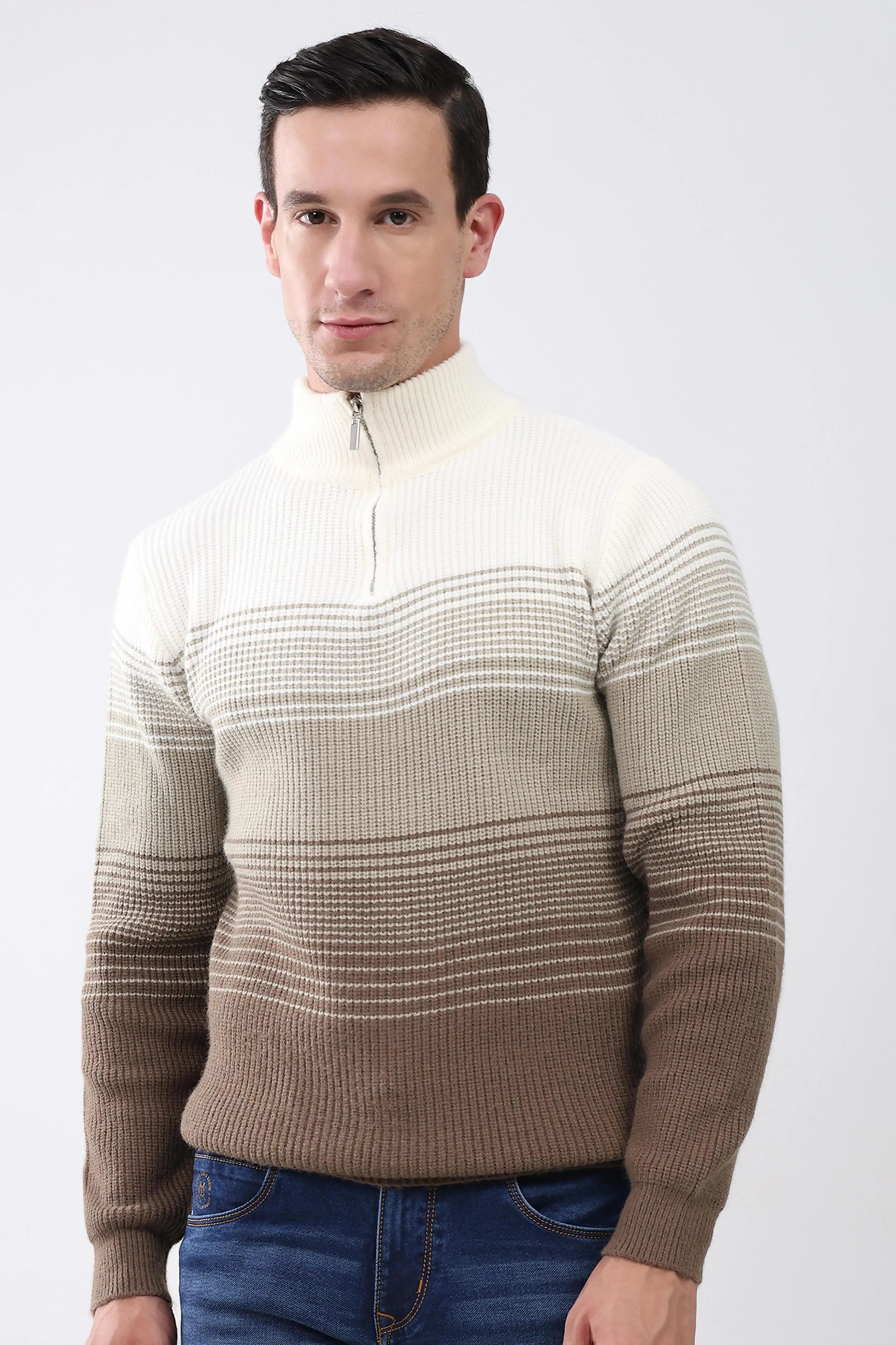 Striped Color-Block Pullover - Global Republic