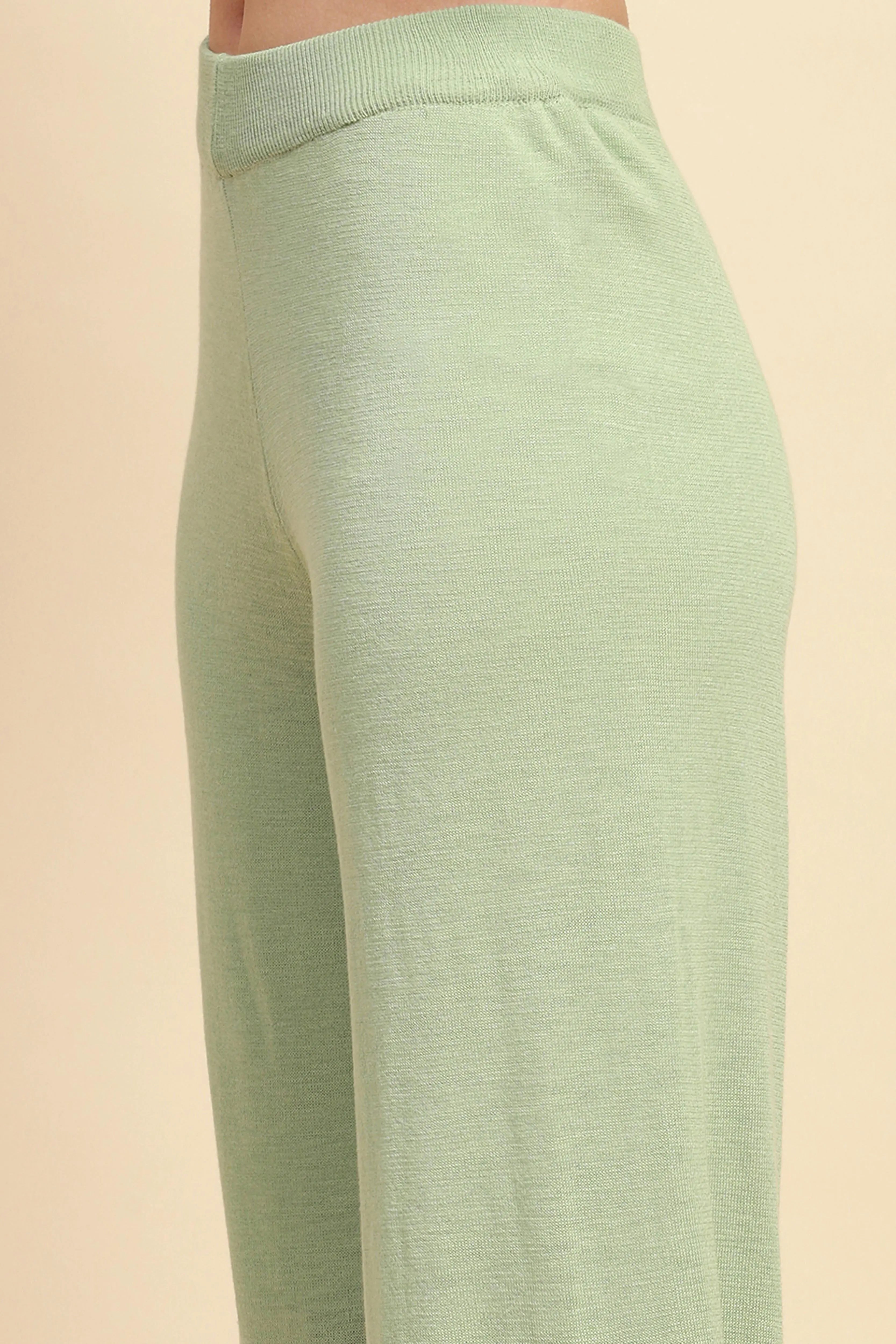 Green Viscose Relaxed Fit Co-ord Sets - Global Republic