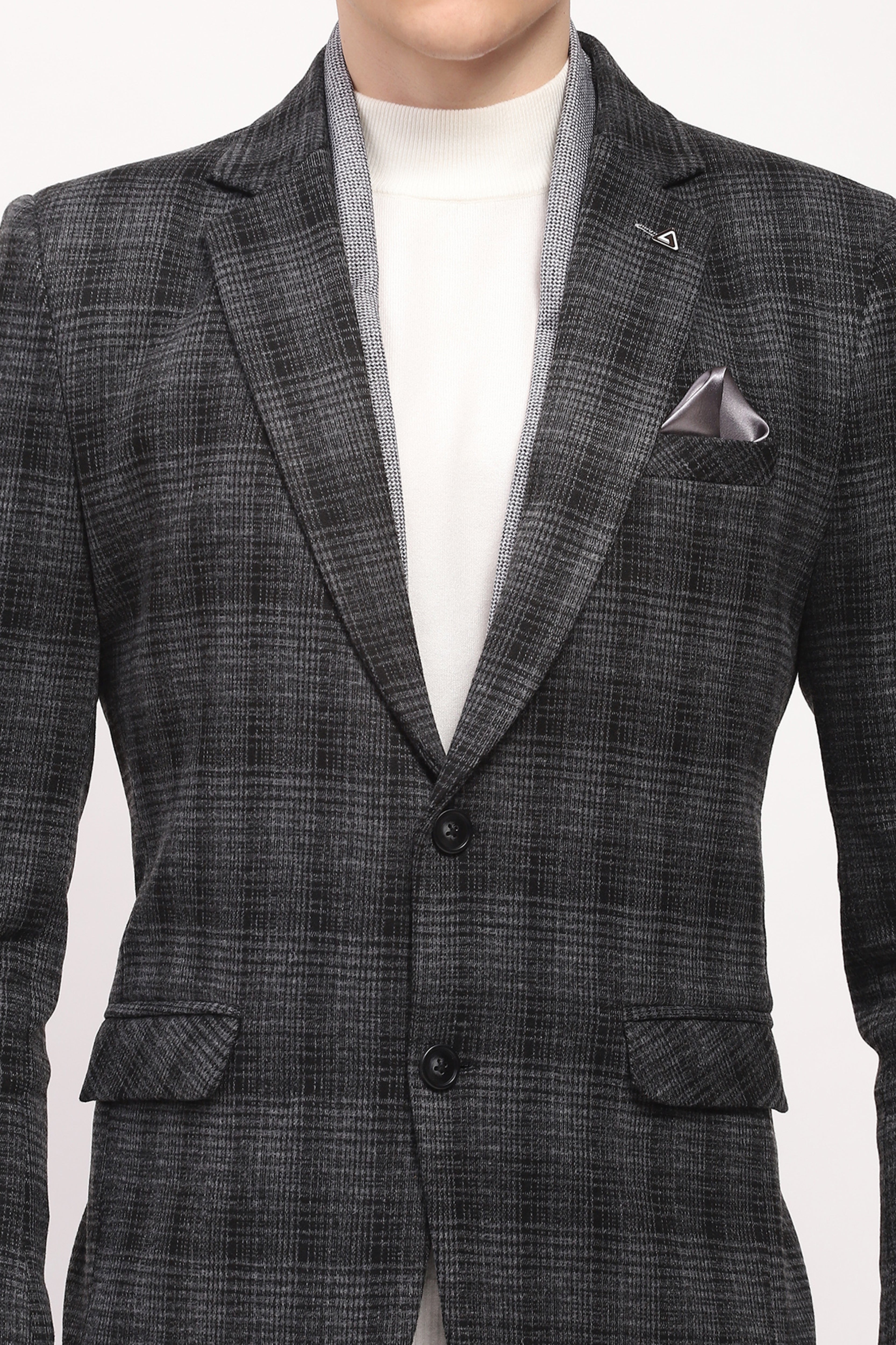 Grey Check Coat