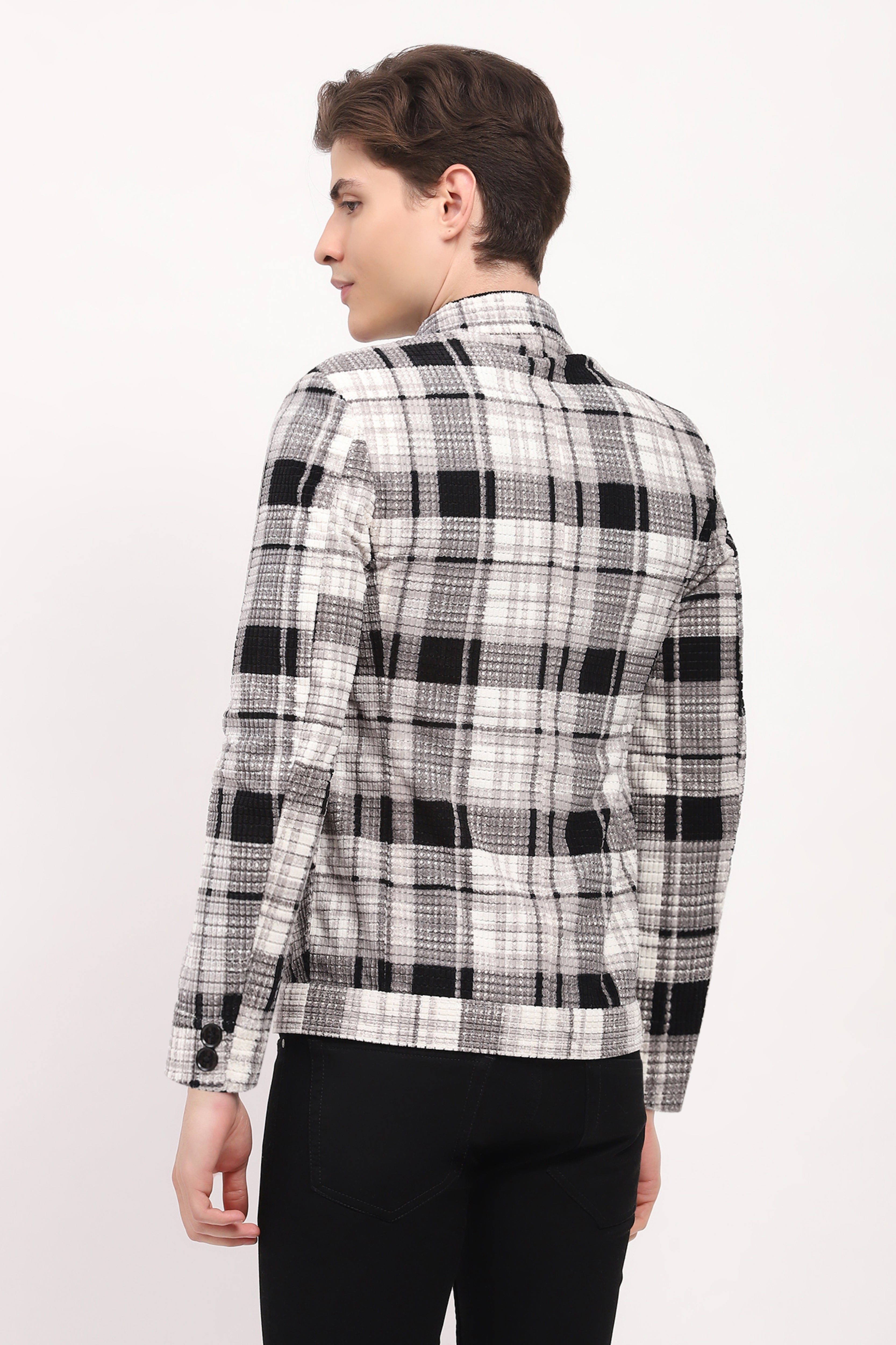 Grey Check Jacket