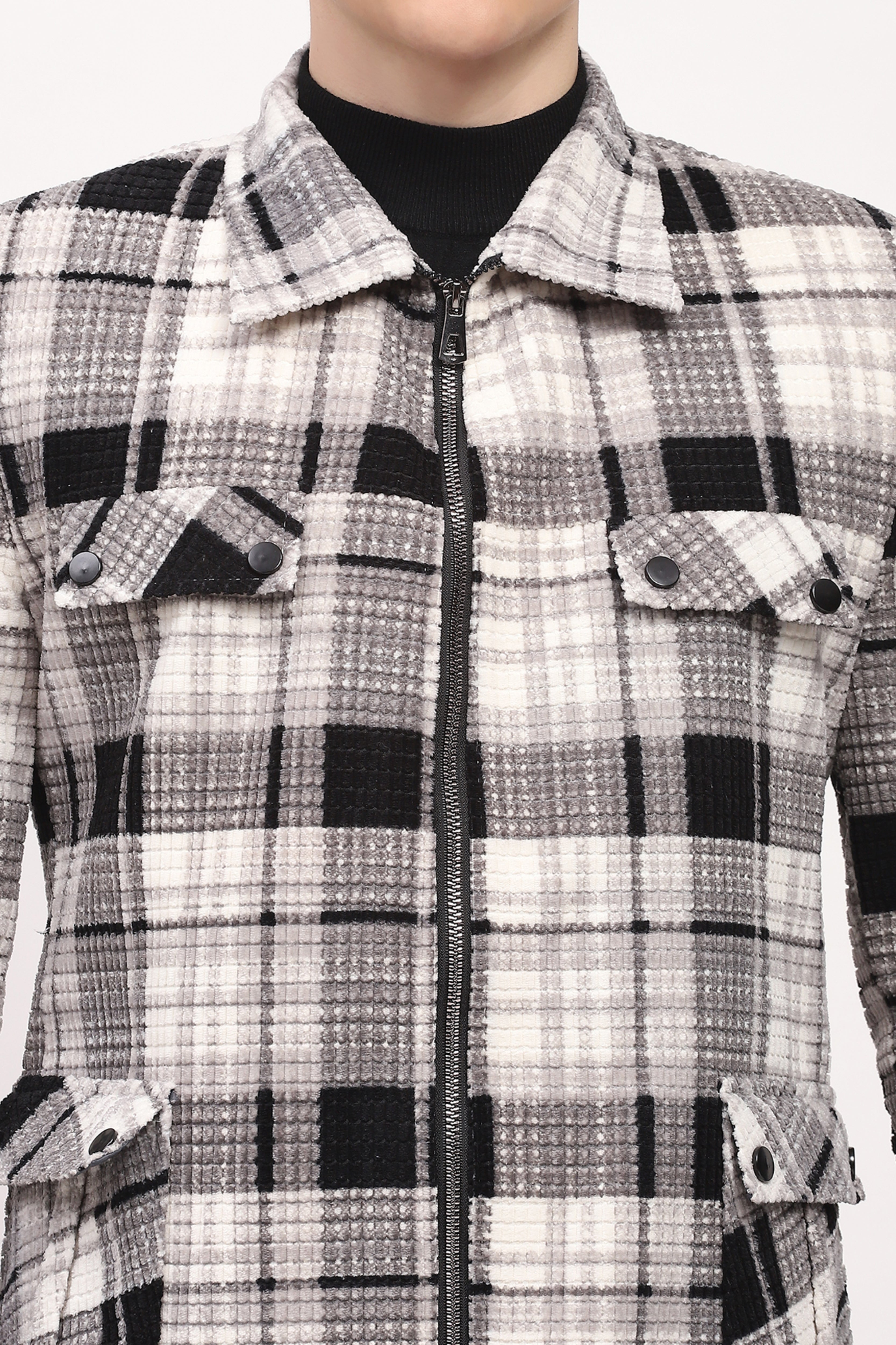Grey Check Jacket