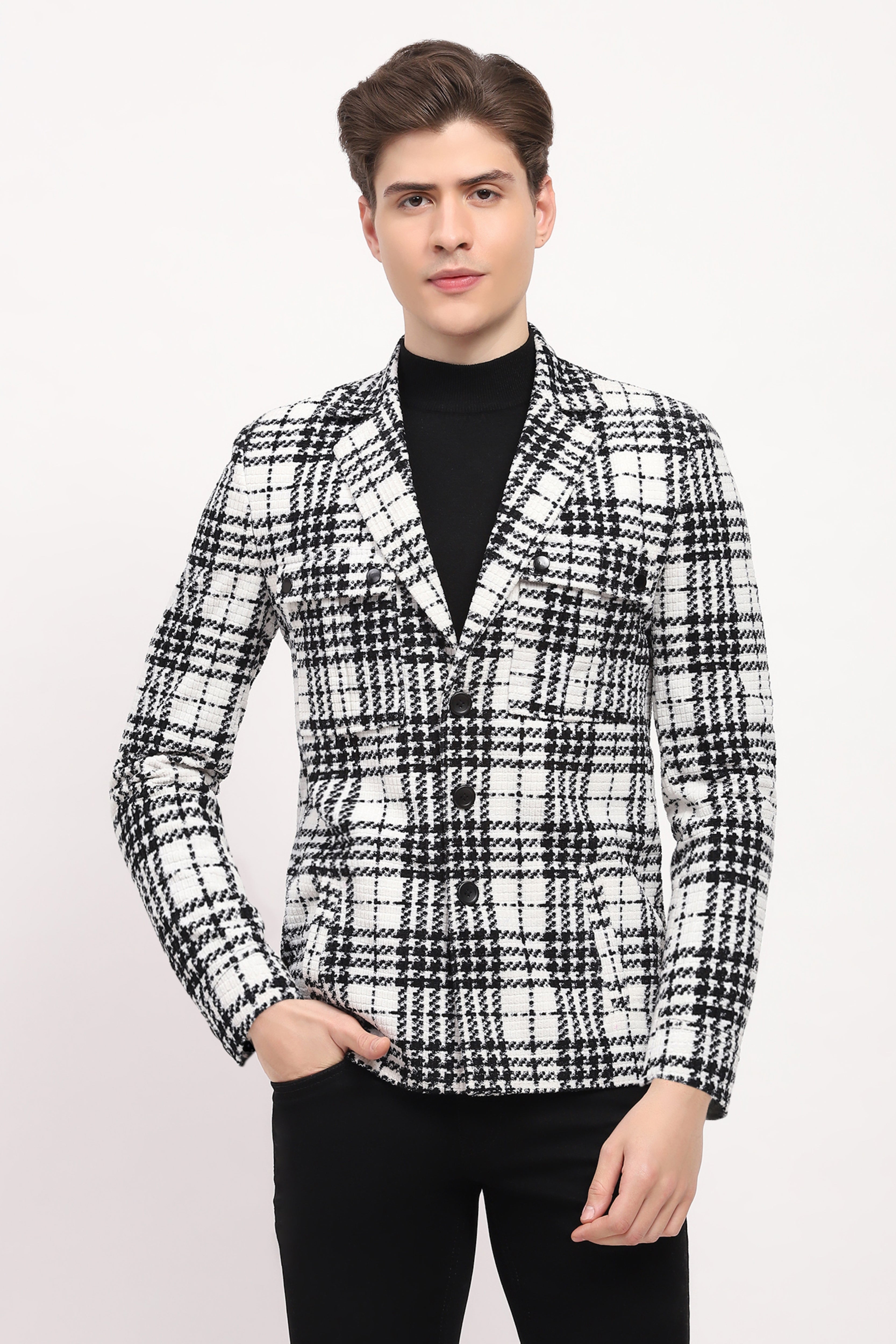 Black Check Jacket