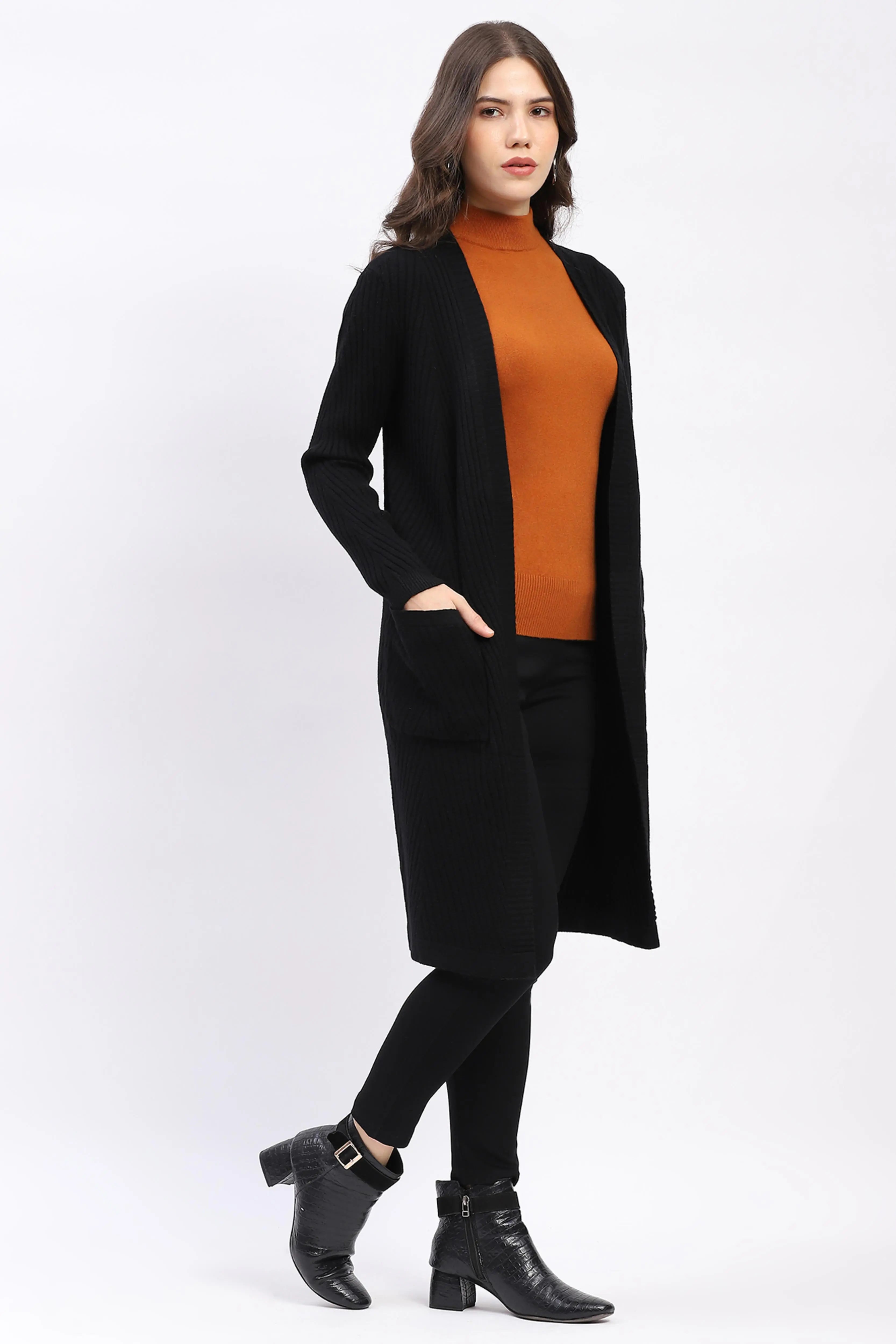 Chevron Elegance Longline Shrug - Global Republic