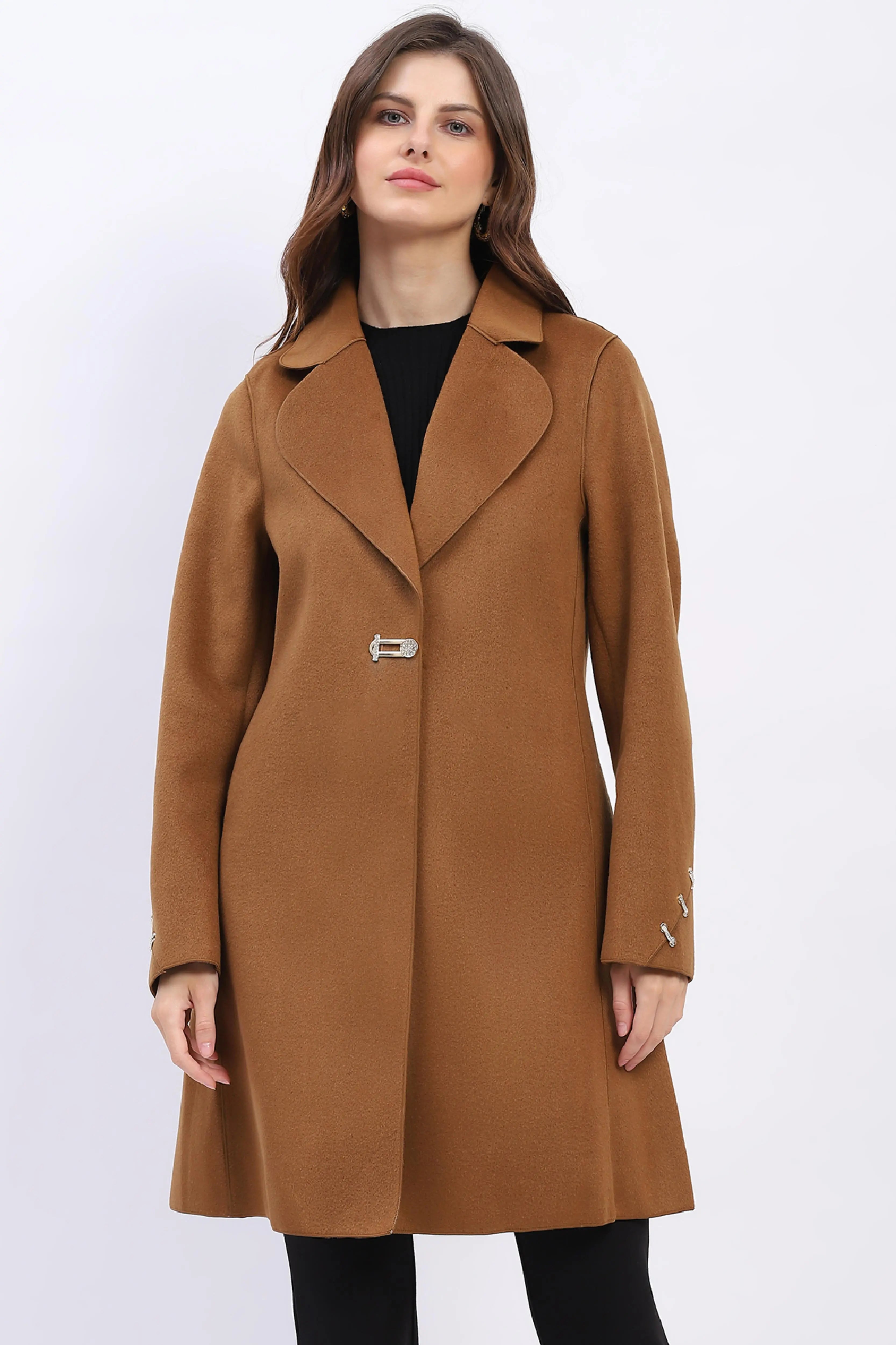 Winter Luxe Tan Coat - Global Republic