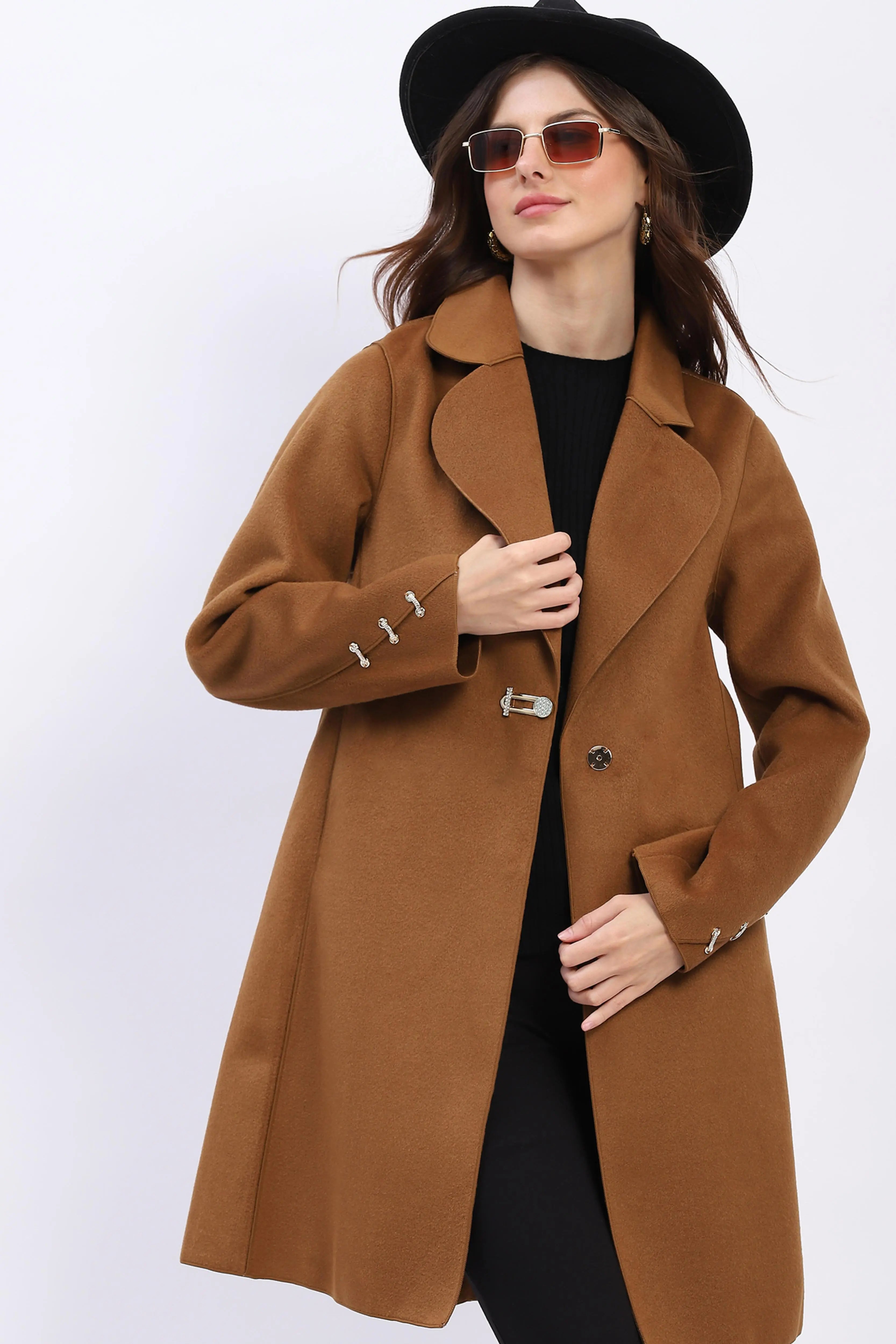 Winter Luxe Tan Coat - Global Republic