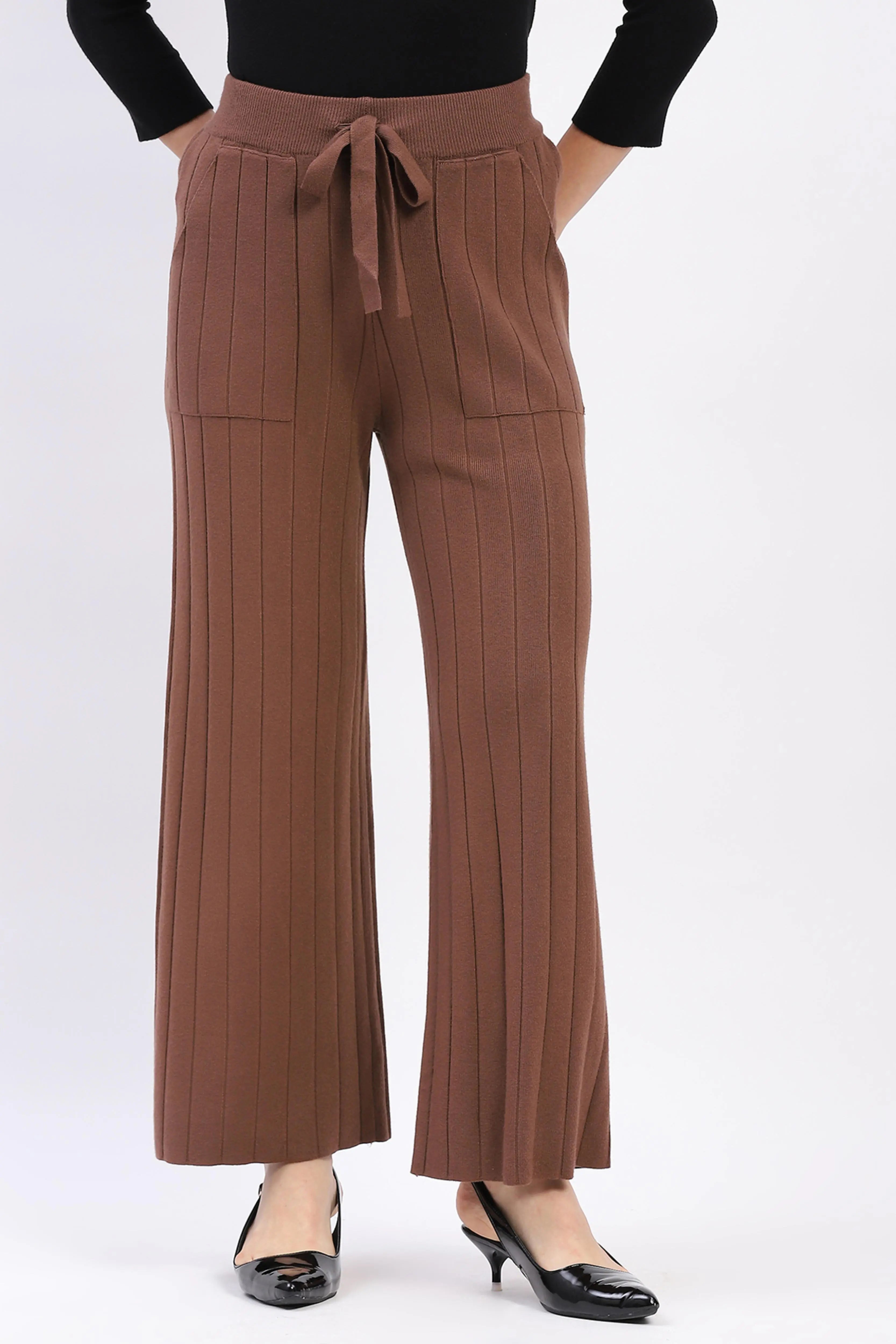 Effortless Warmth Knit Pants - Global Republic
