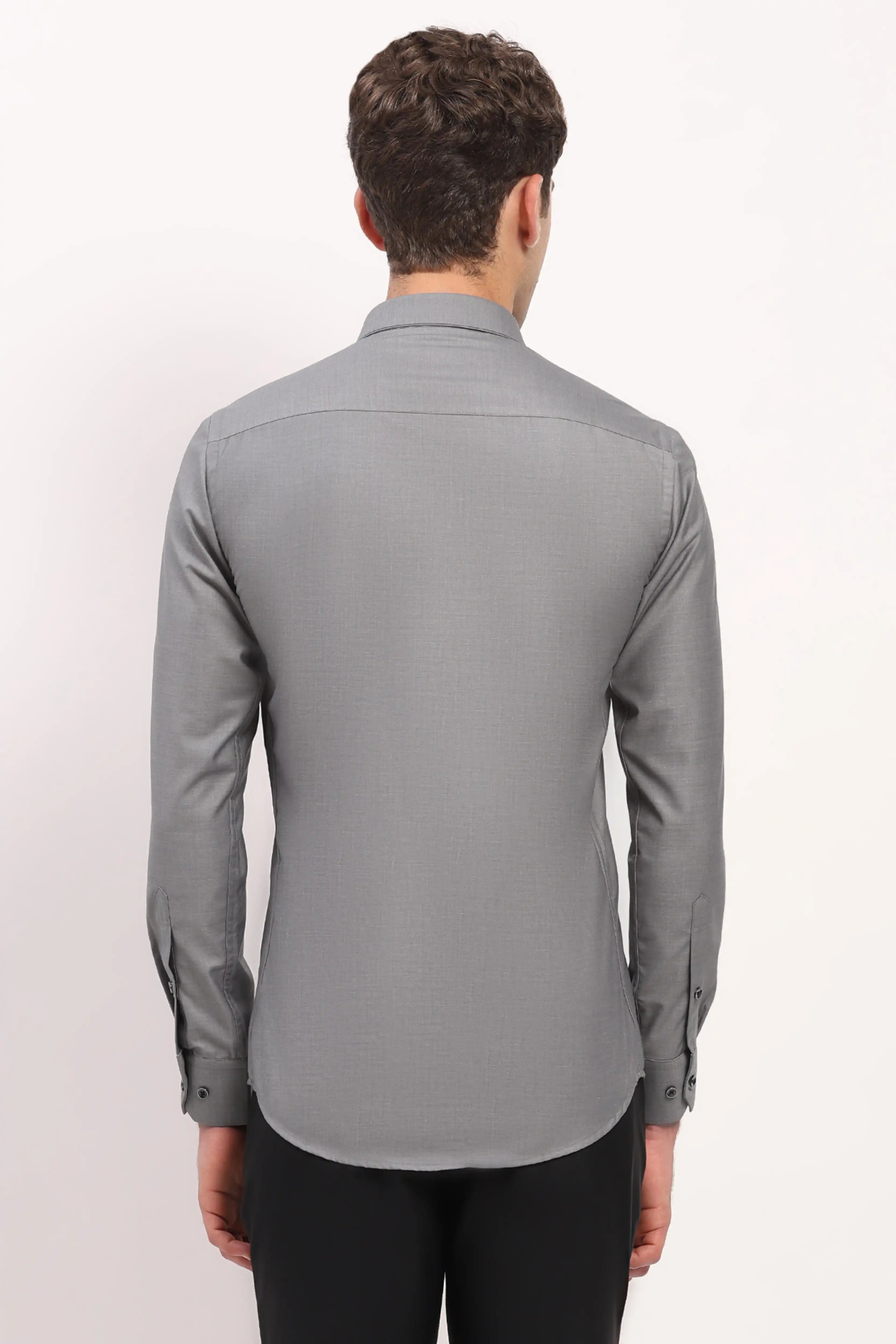 Luxury Grey Casual Shirt