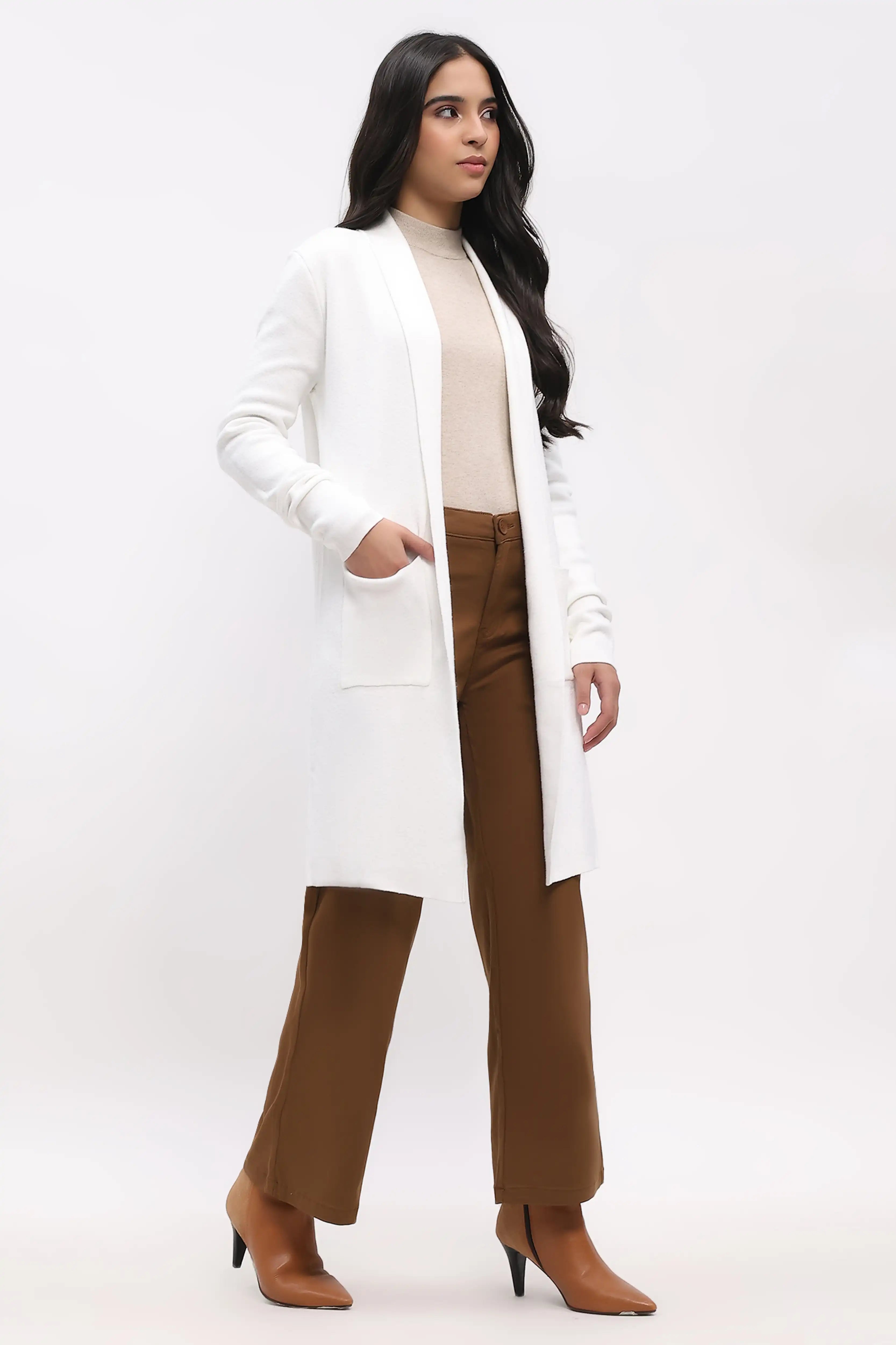 Off-White Long Winter Shrug - Global Republic