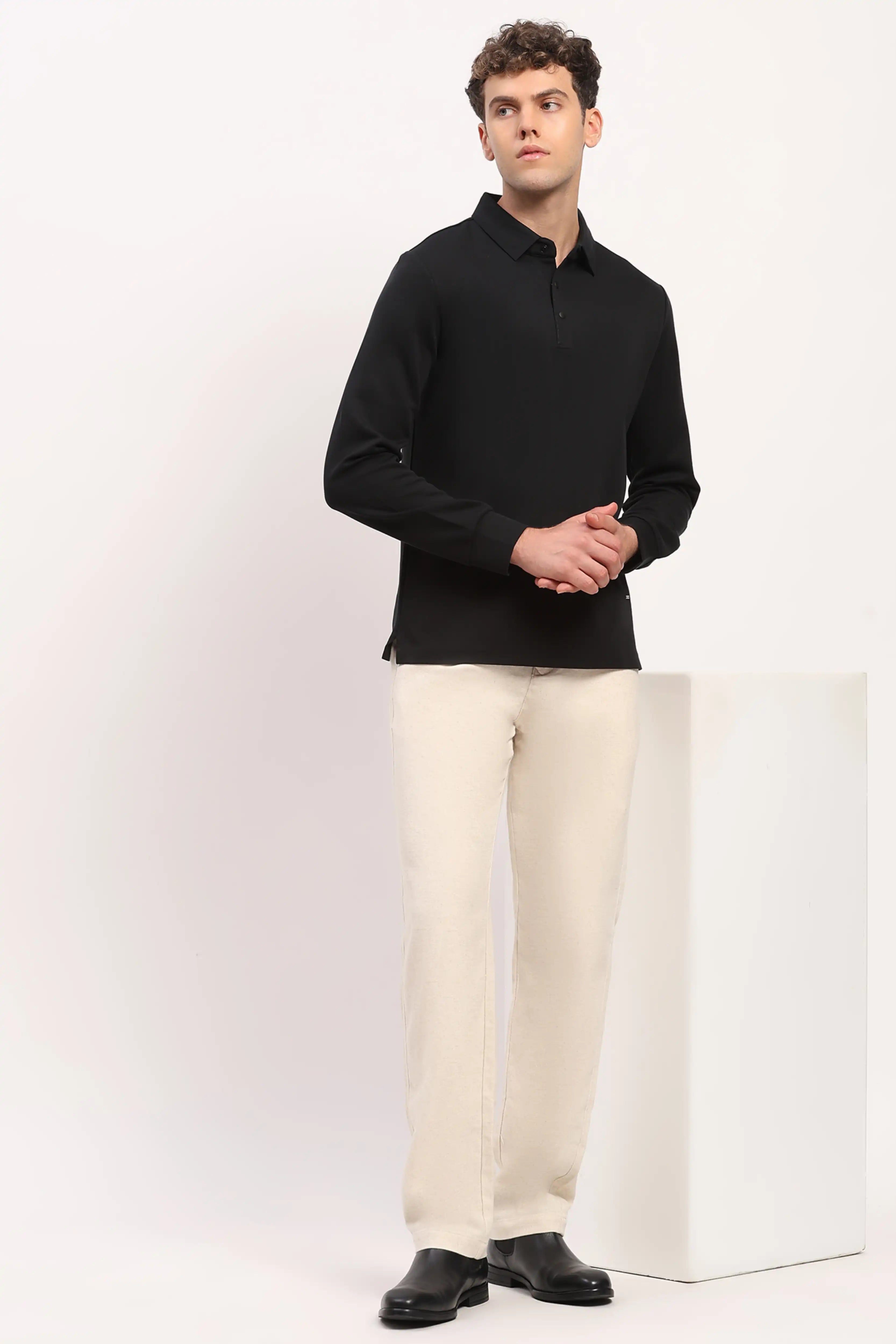 Black Comfort Stretch T-Shirt