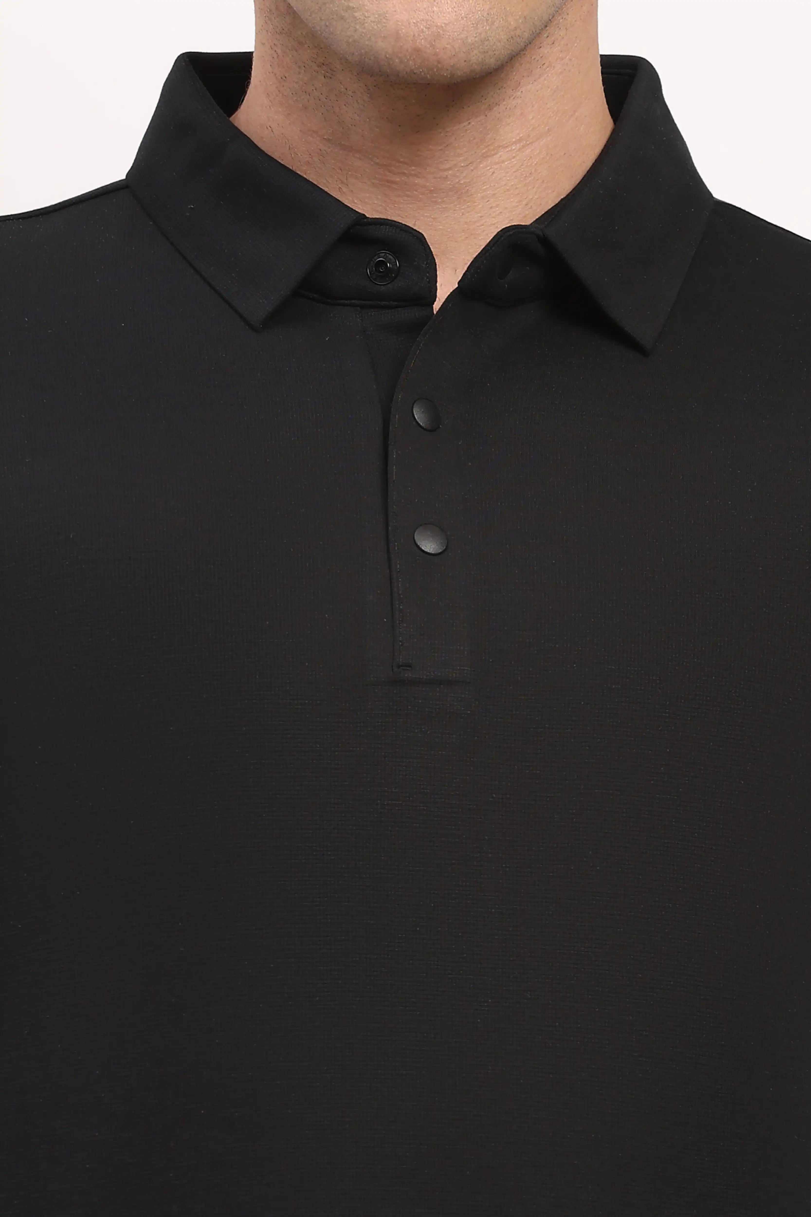 Black Comfort Stretch T-Shirt