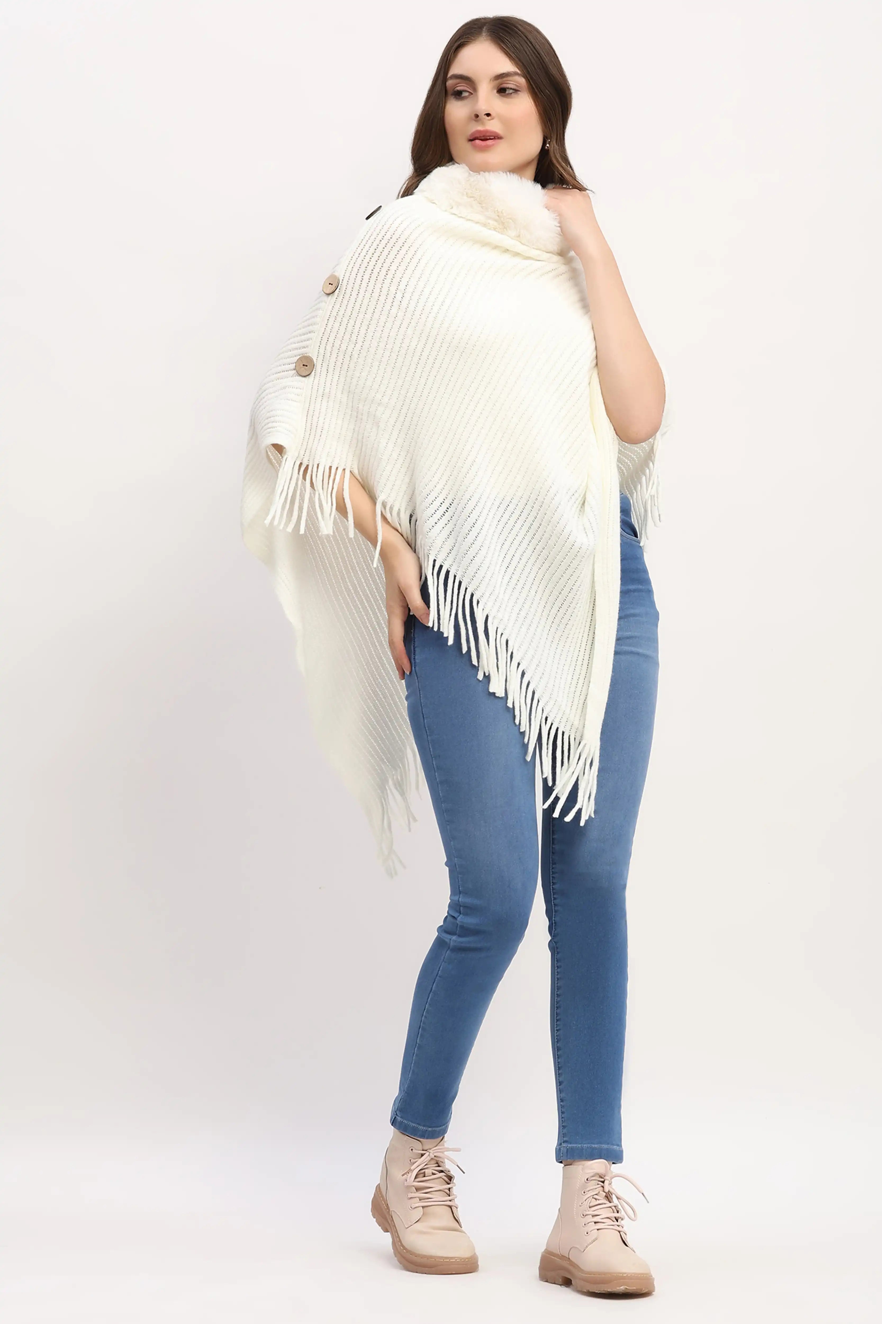 Off-White Winter Poncho