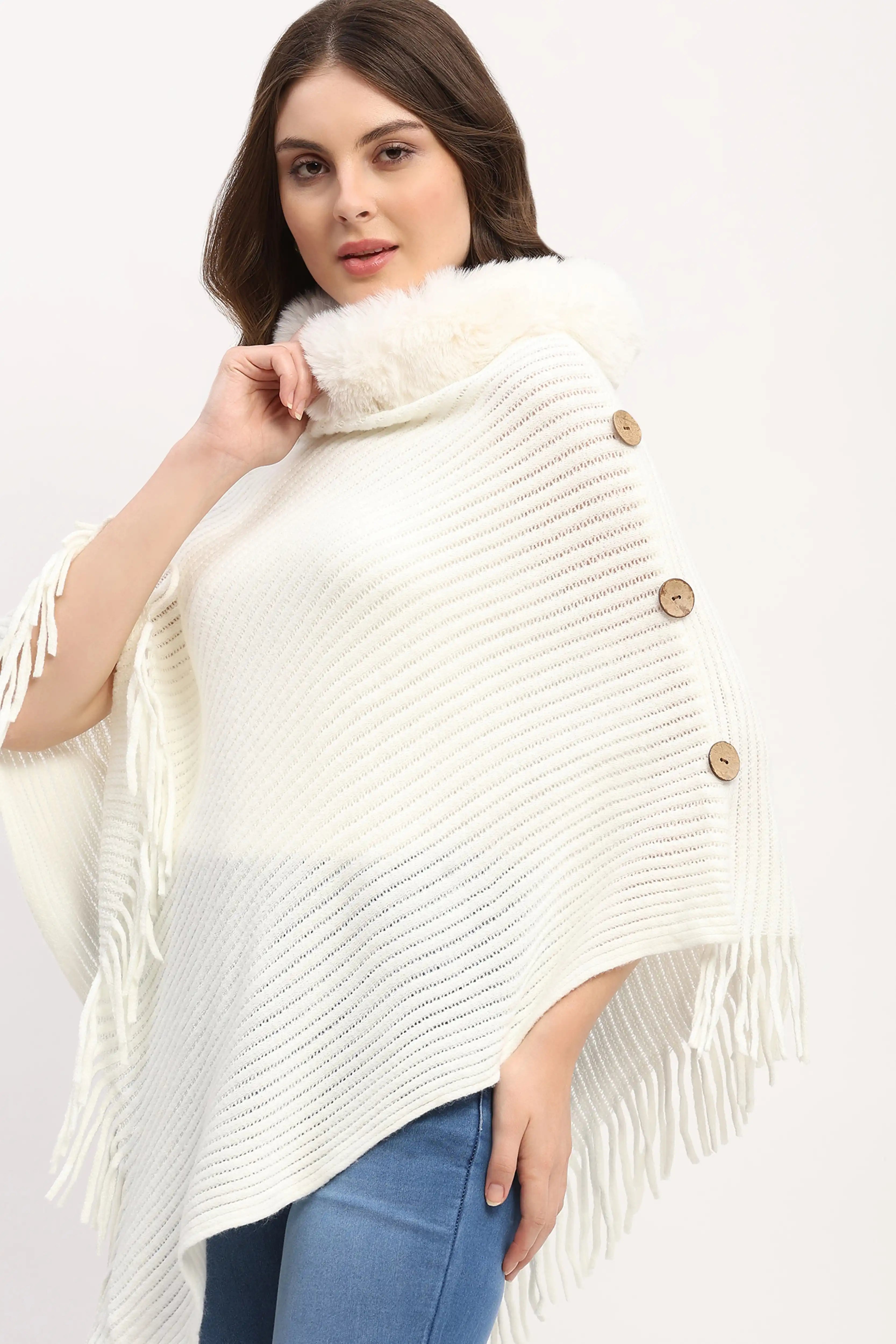 Off-White Winter Poncho