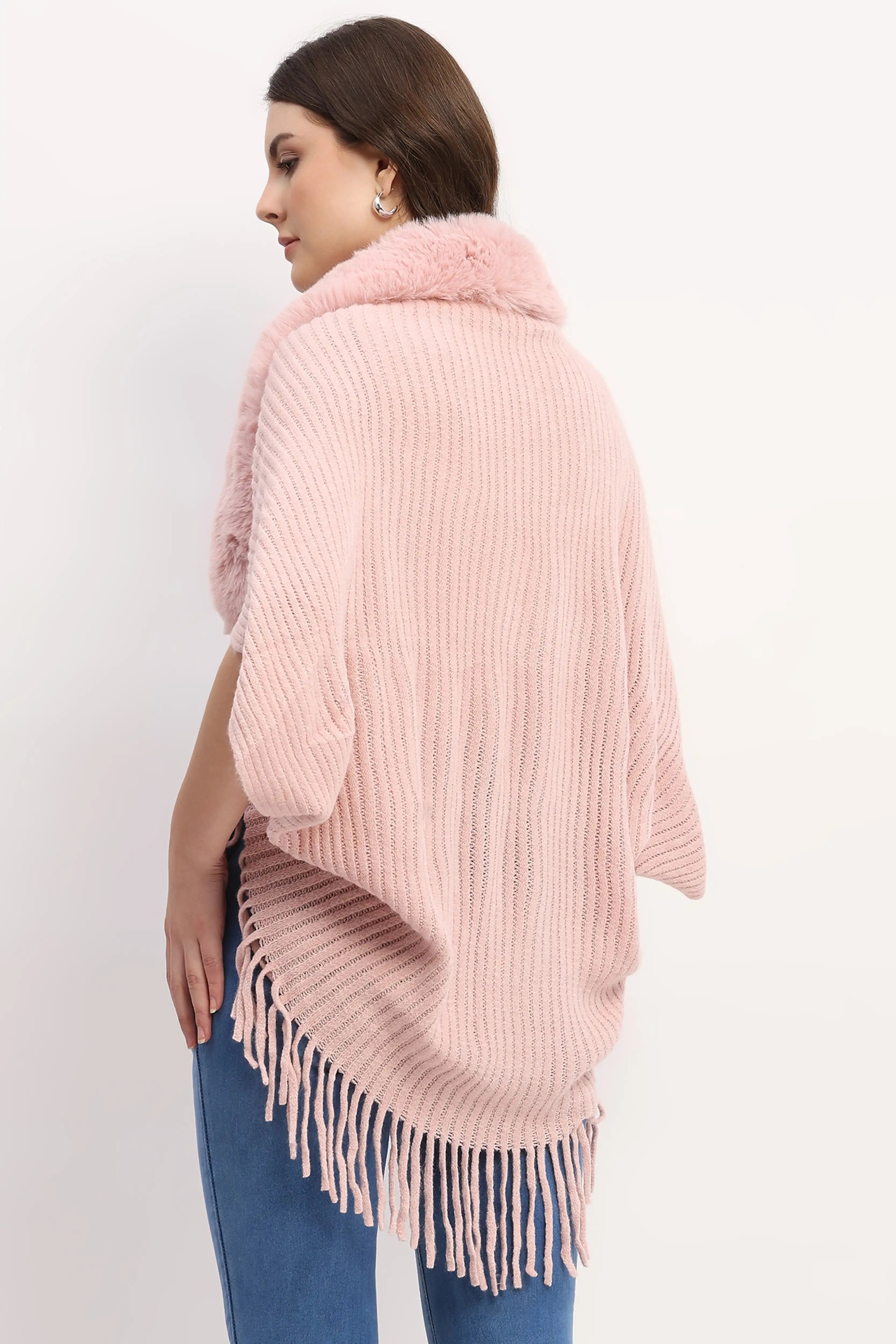 Pink Winter Cape