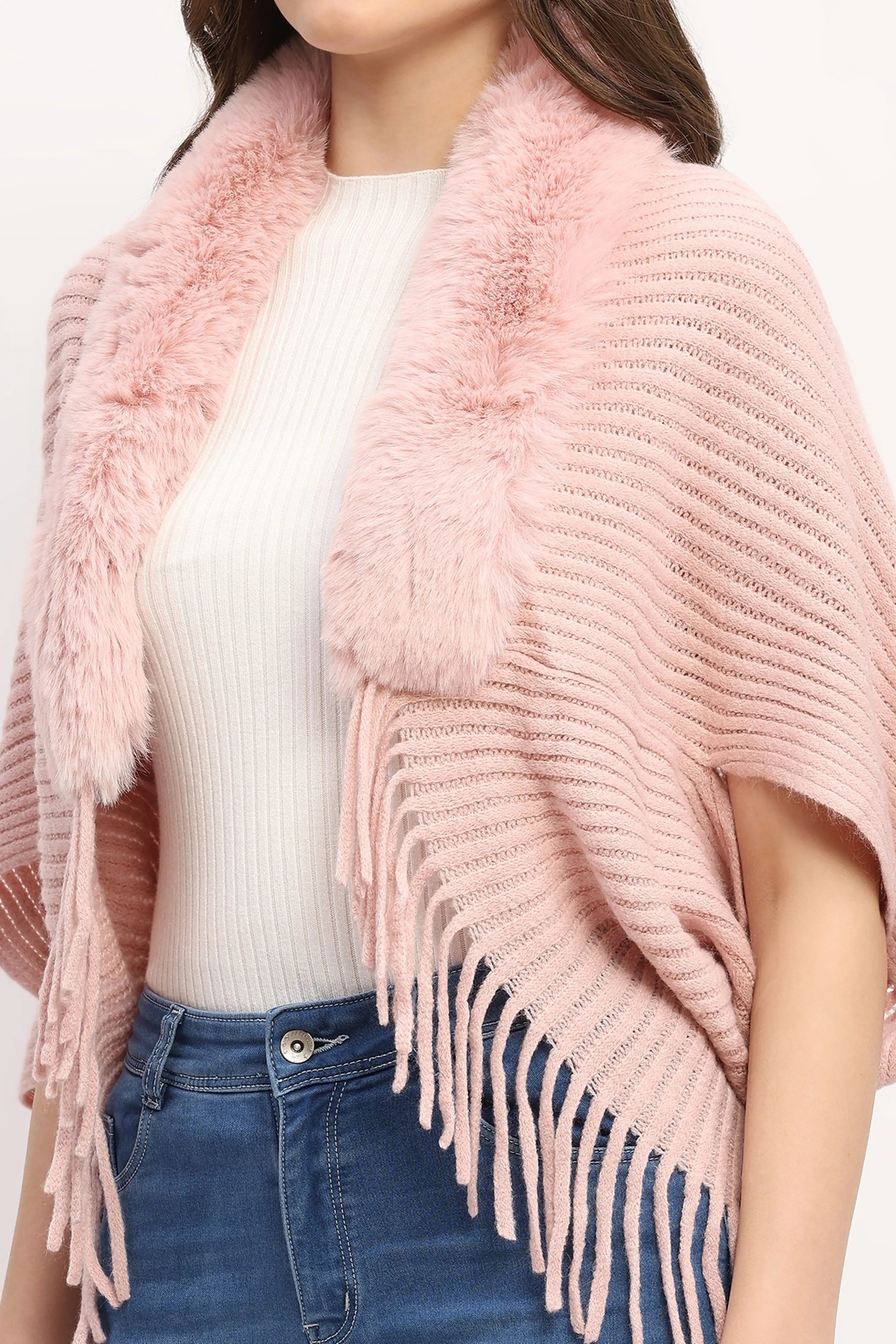Pink Winter Cape
