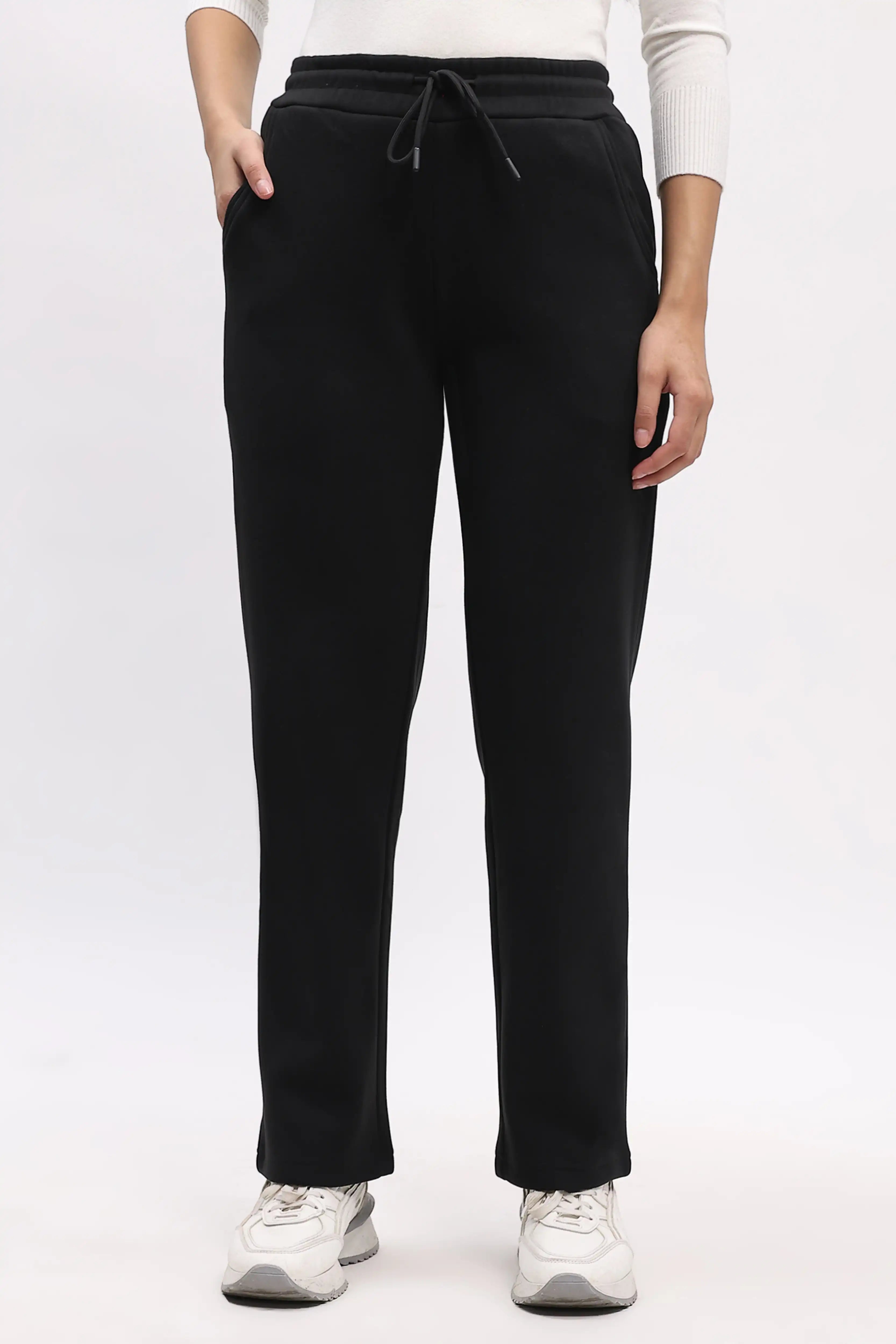 Black Fleece-Lined Winter Lower