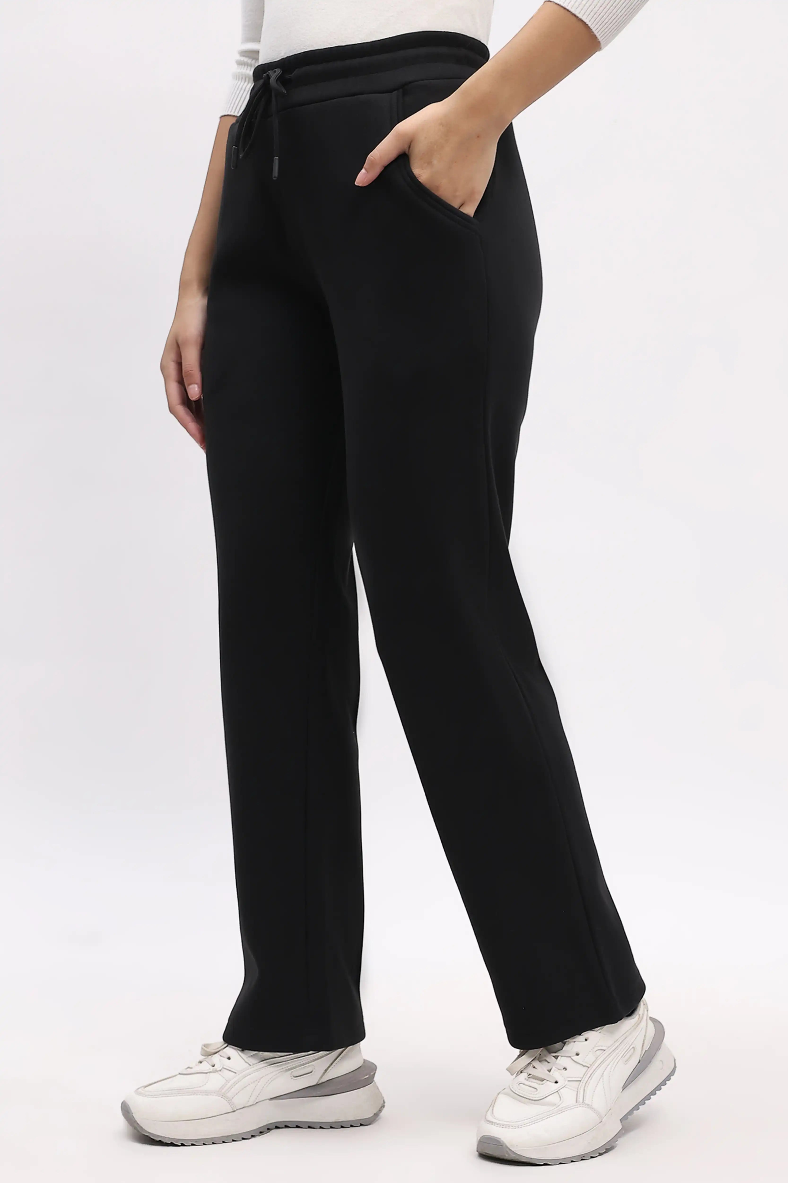 Black Fleece-Lined Winter Lower