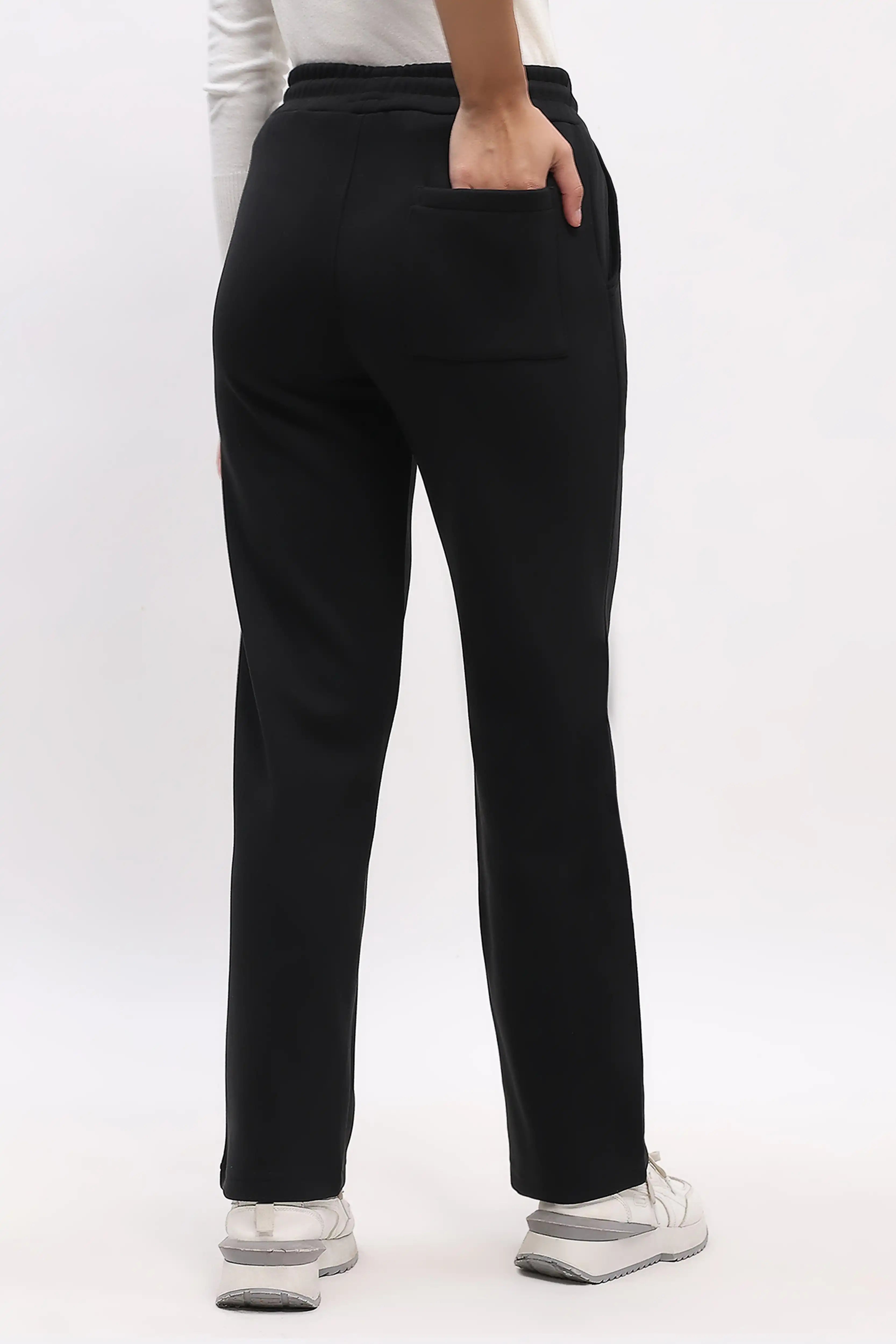 Black Fleece-Lined Winter Lower