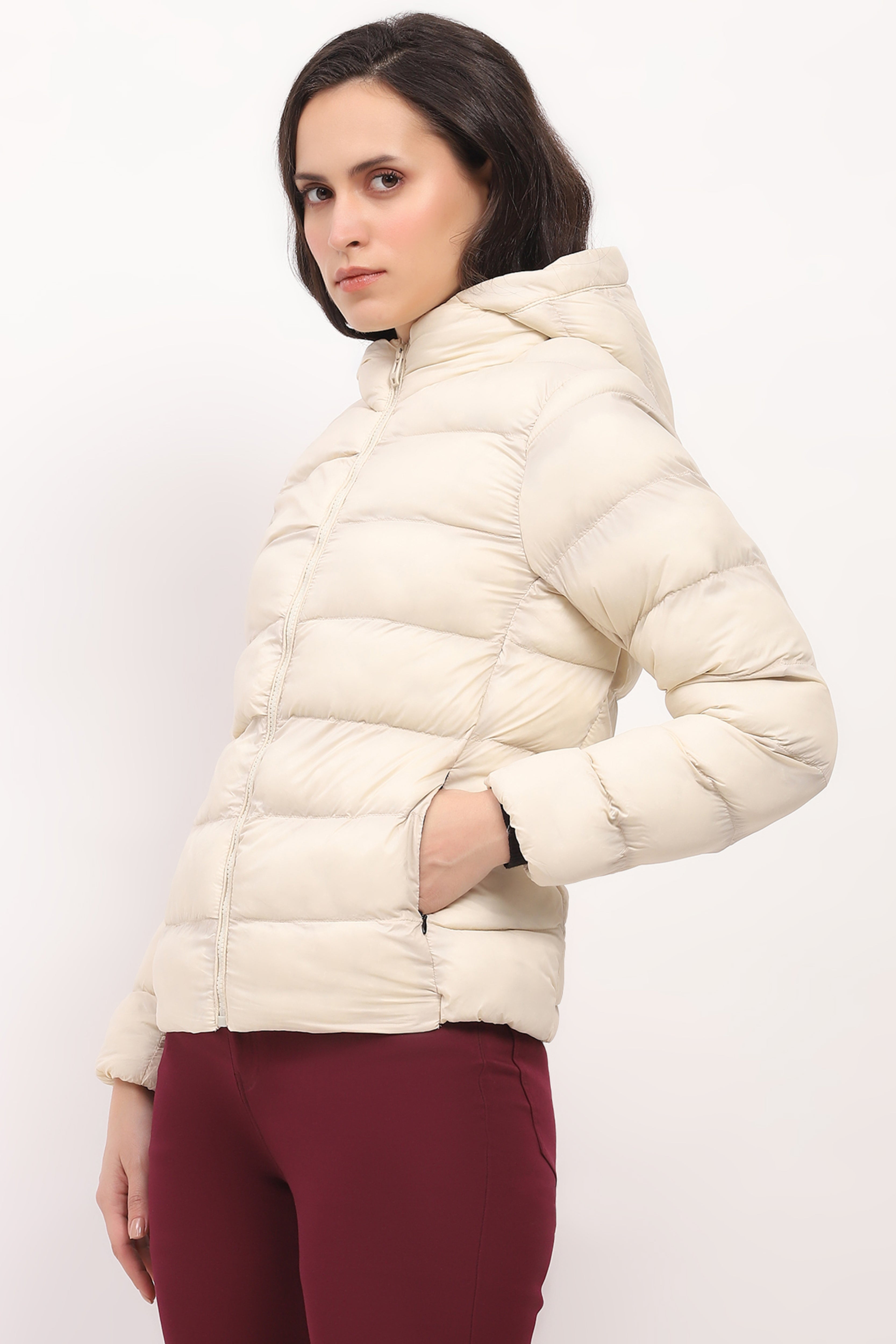 Off White Puffer Jacket