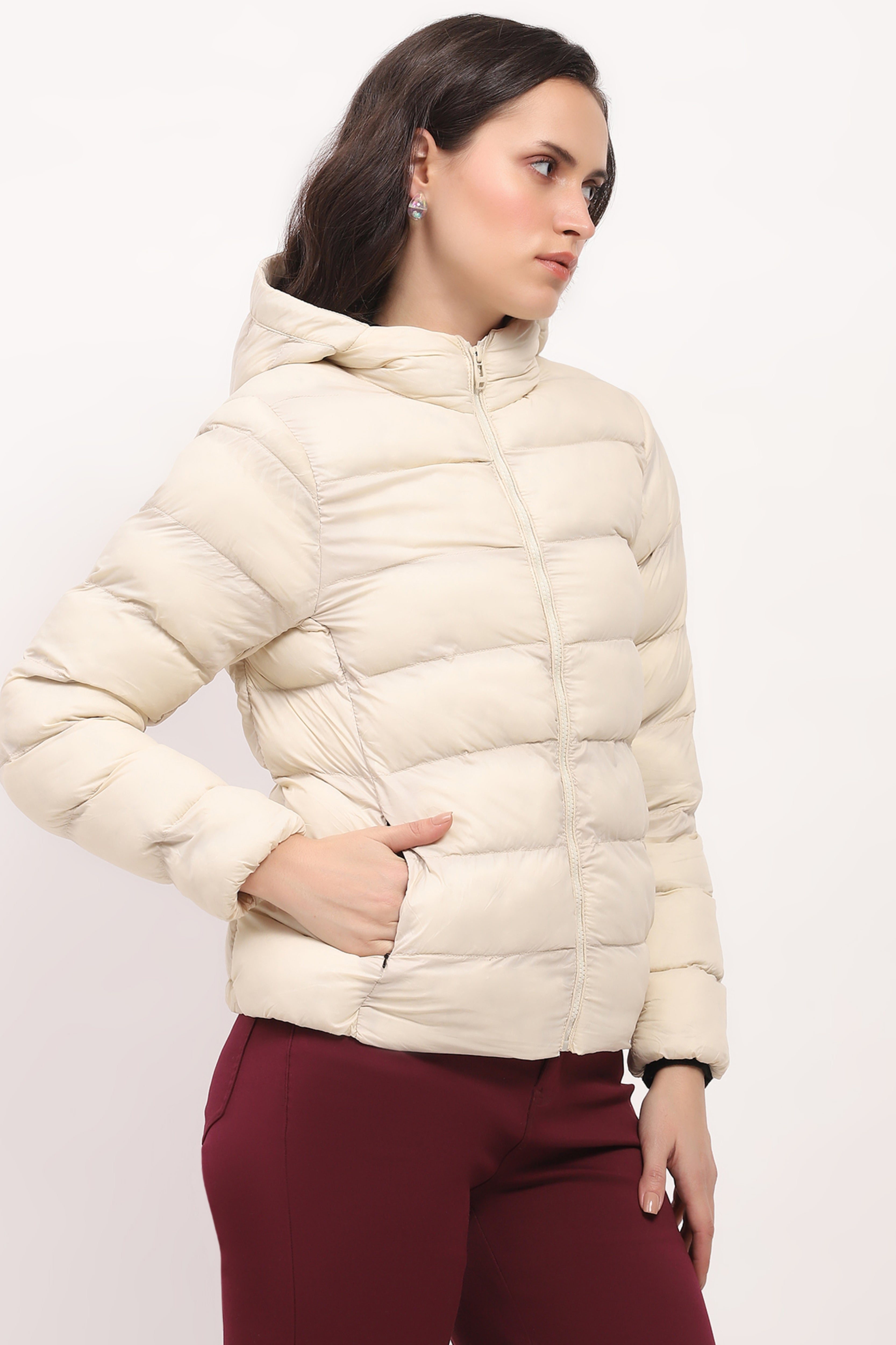 Off White Puffer Jacket