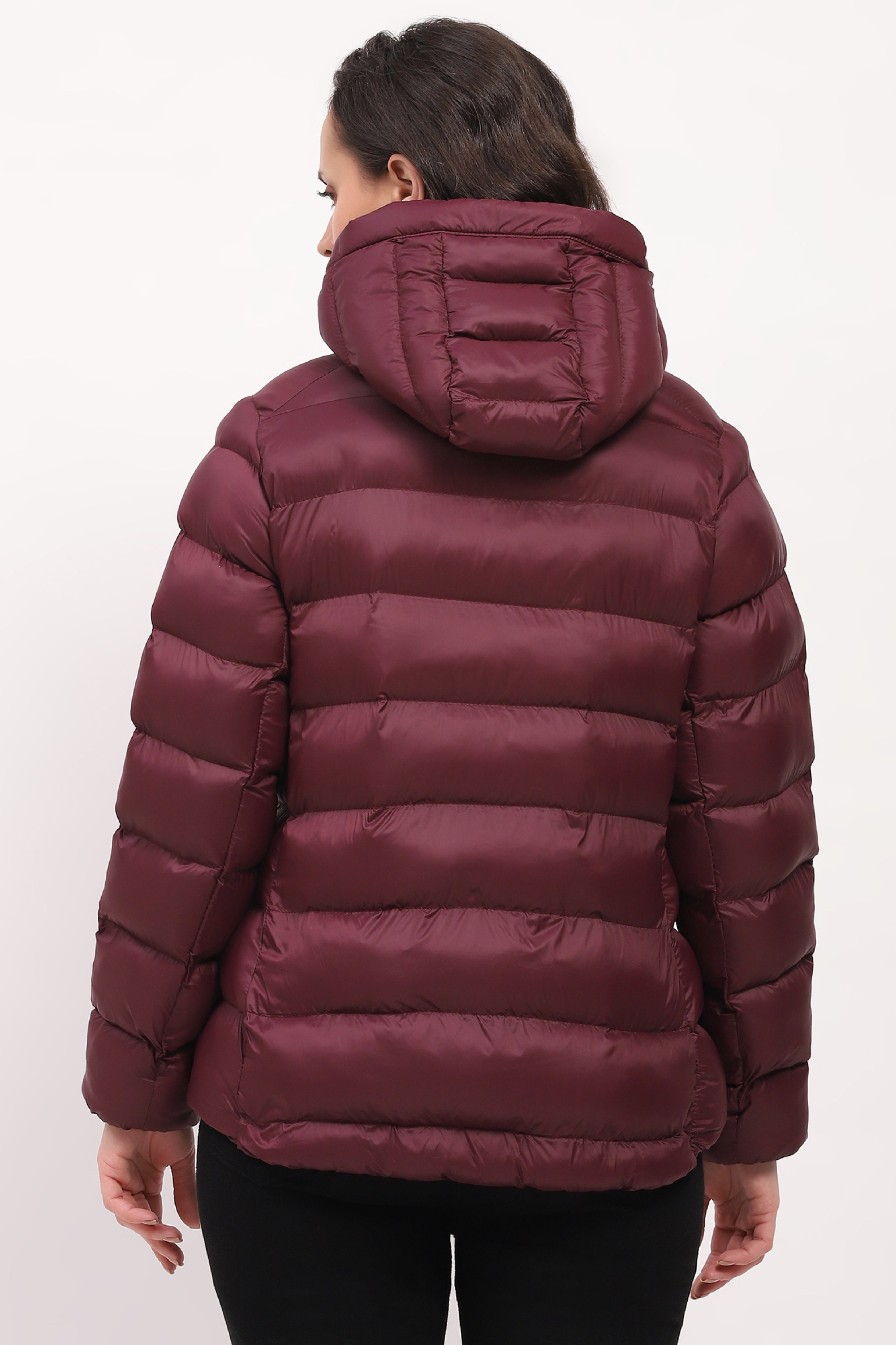Maroon Premium Puffer Jacket