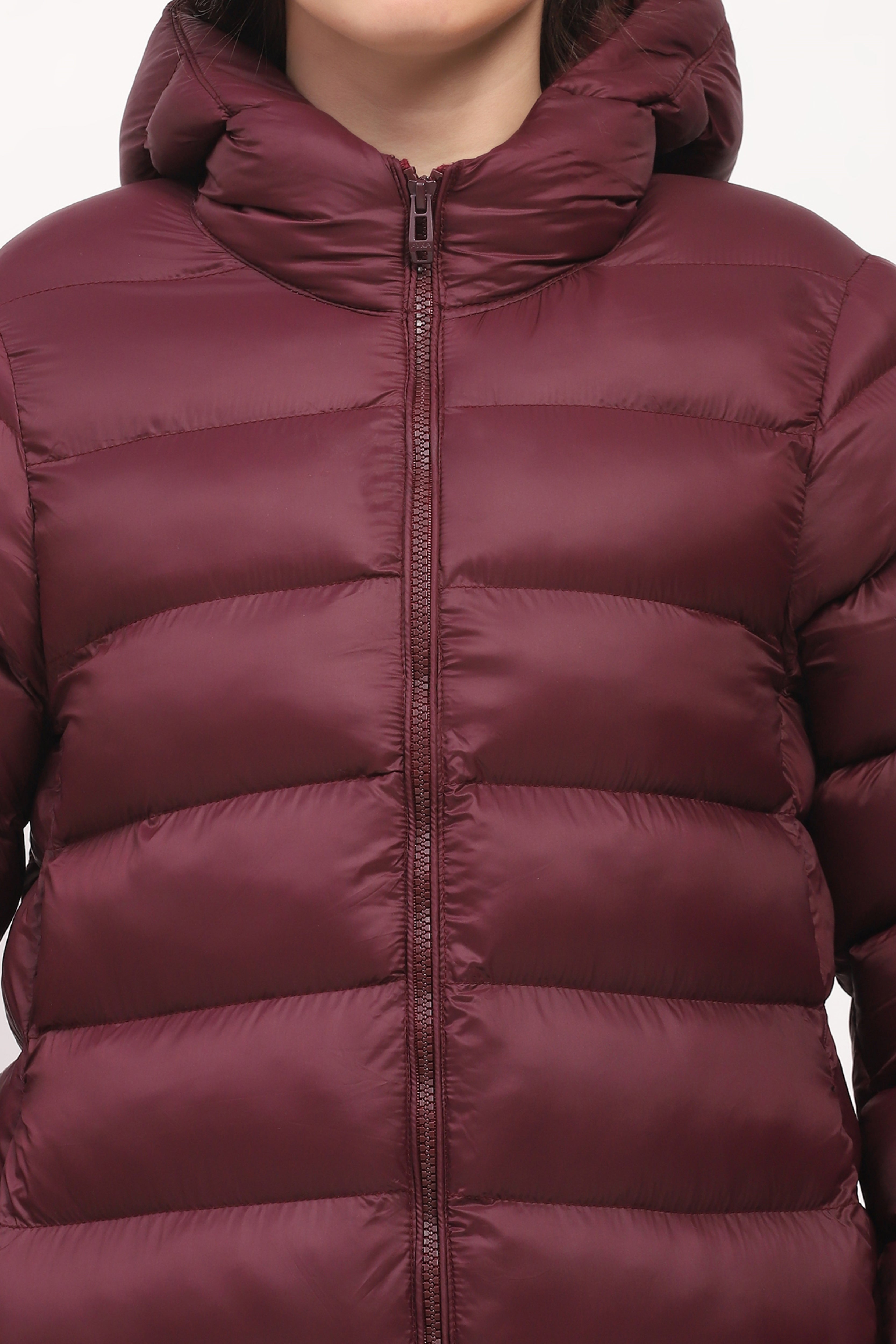 Maroon Premium Puffer Jacket