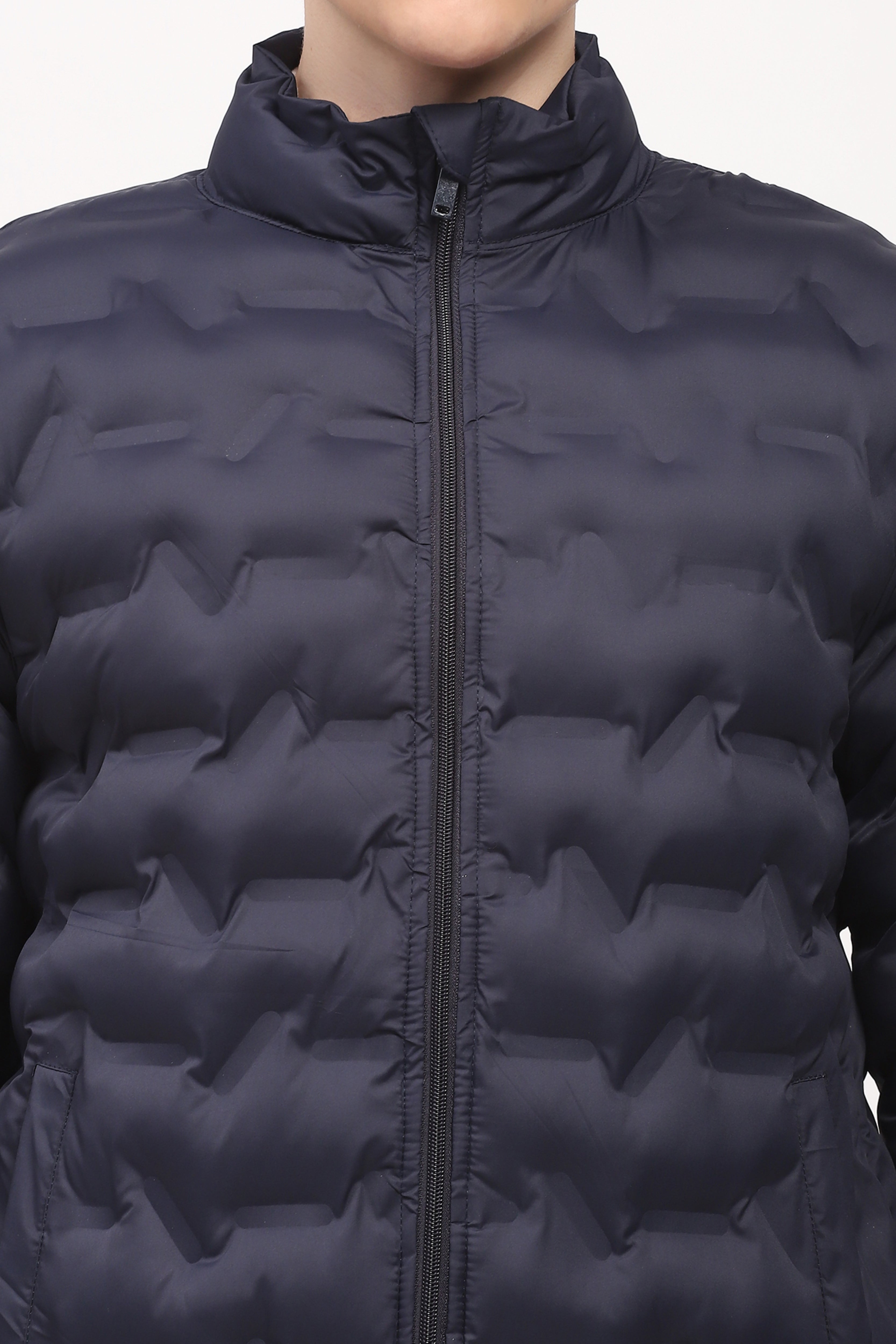 Extreme-Warm Navy Puffer Jacket