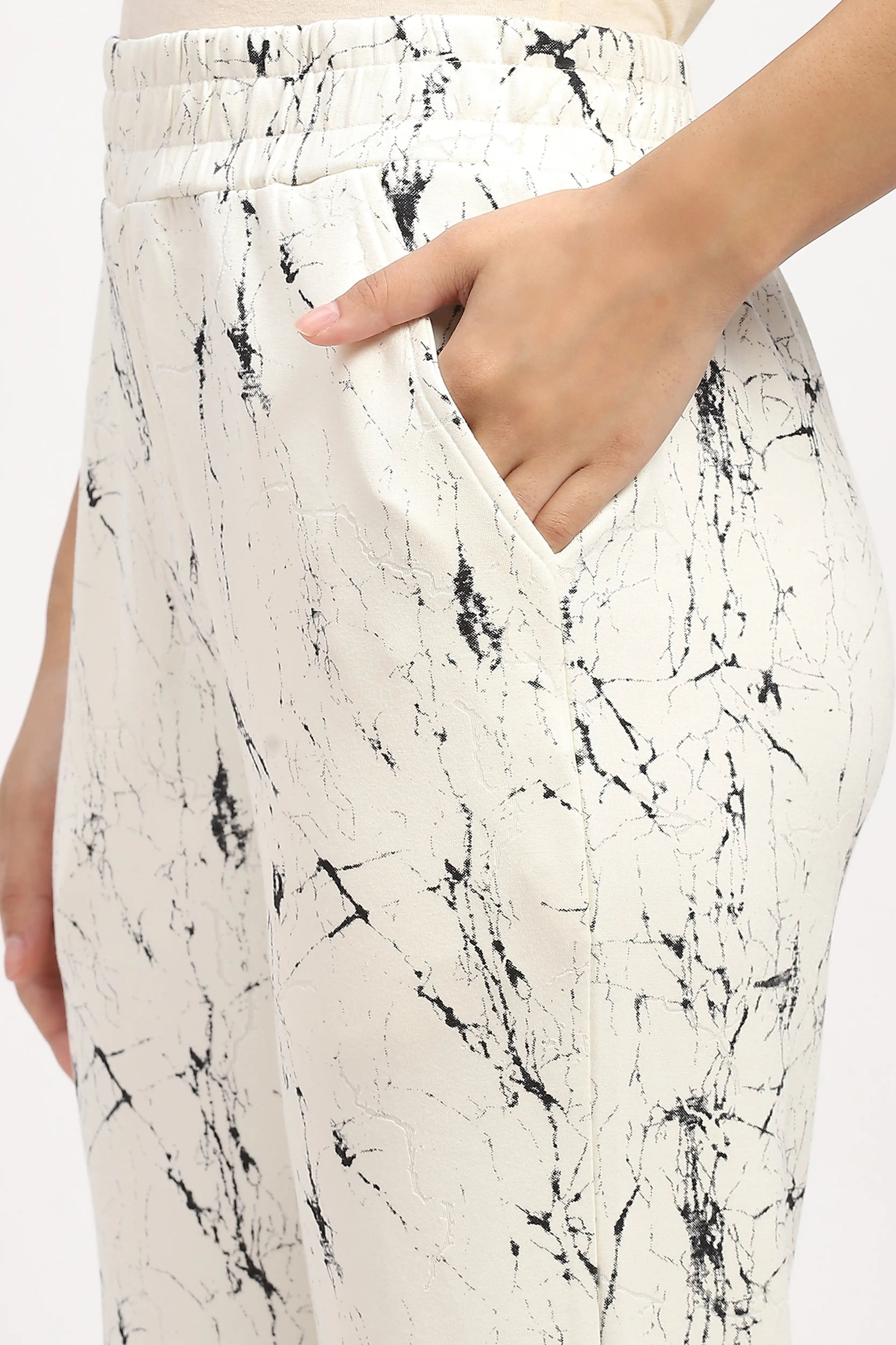 Abstract Print Pre-Winter Lounge Co-ord Set