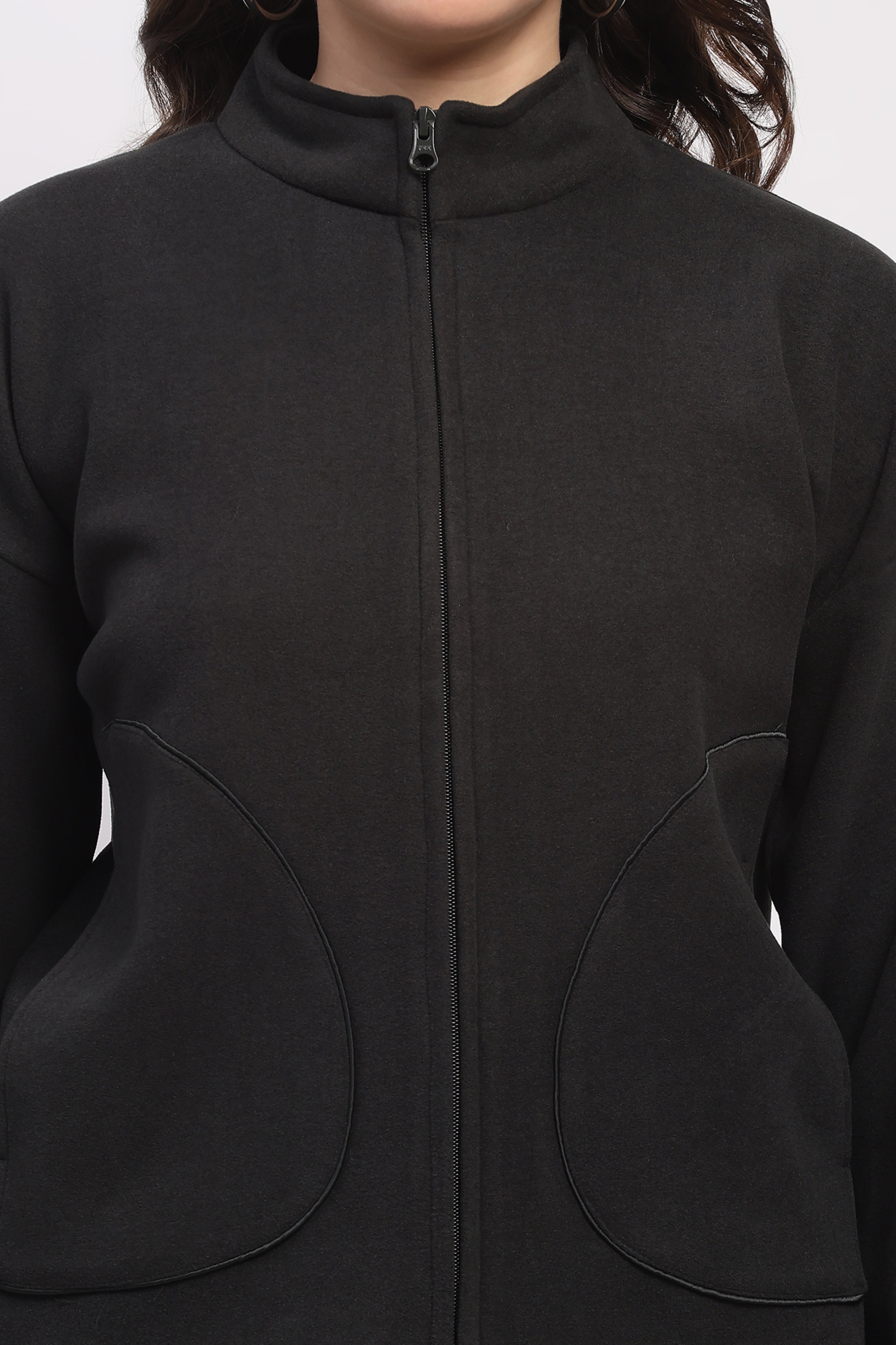 Grey Drop-Shoulder Winter Tracksuit