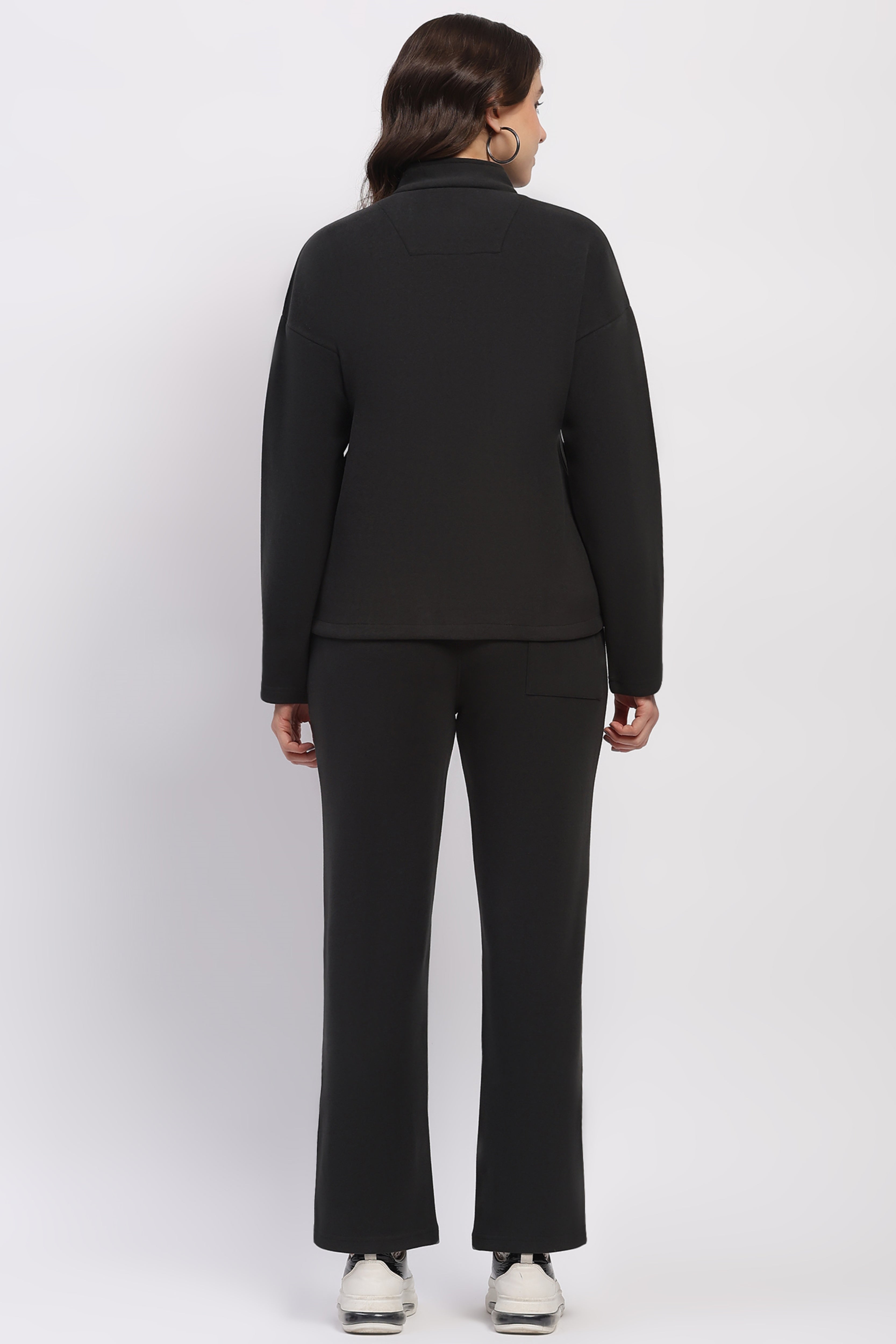 Grey Drop-Shoulder Winter Tracksuit