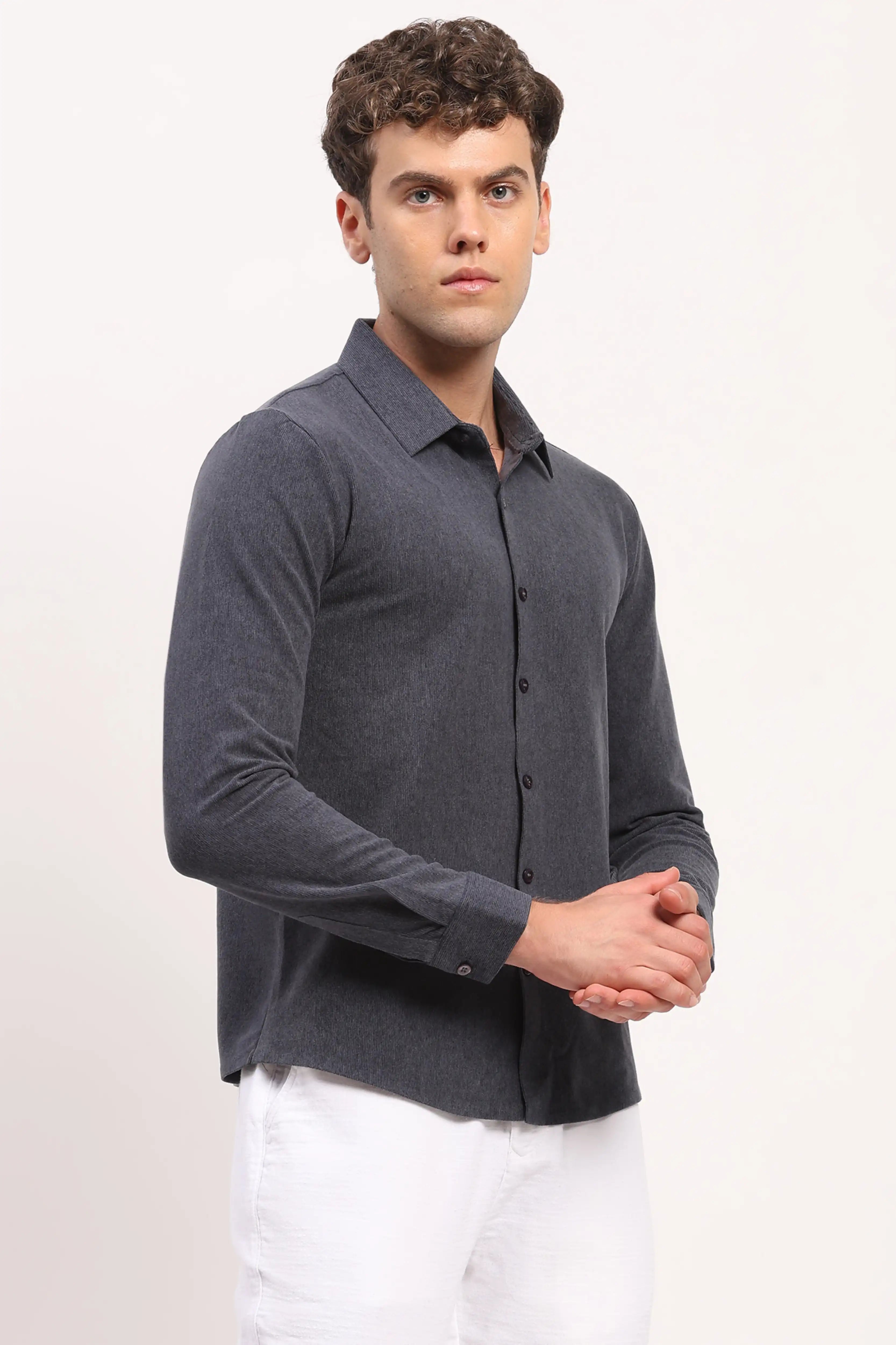 Navy Pre-Winter Comfort Shirt